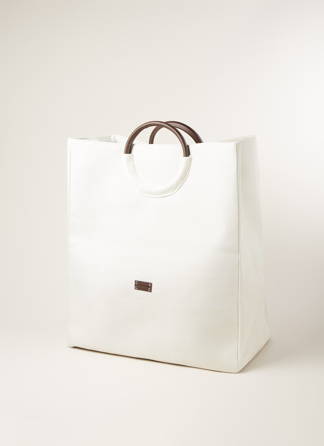 Aquanova Jada wasmand 48 cm - voorkant 2 ivoor