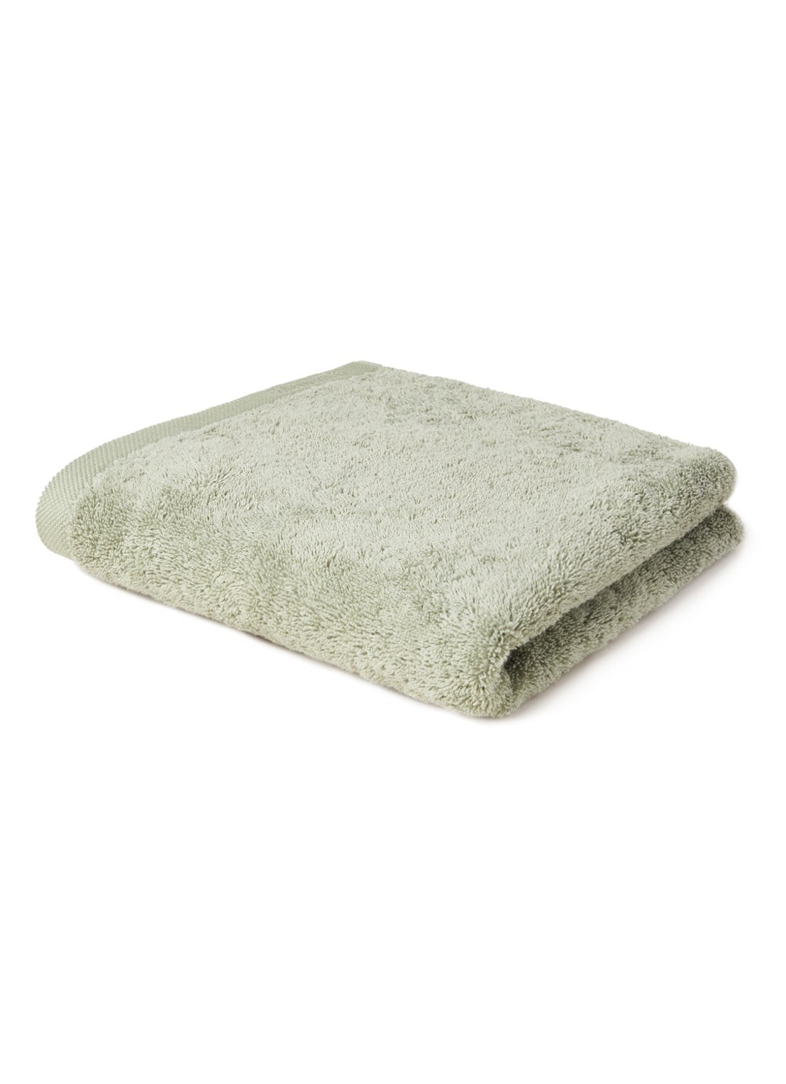 Aquanova London badhanddoek - 600 gr/m2 - 55 x 100 cm - voorkant mosgroen