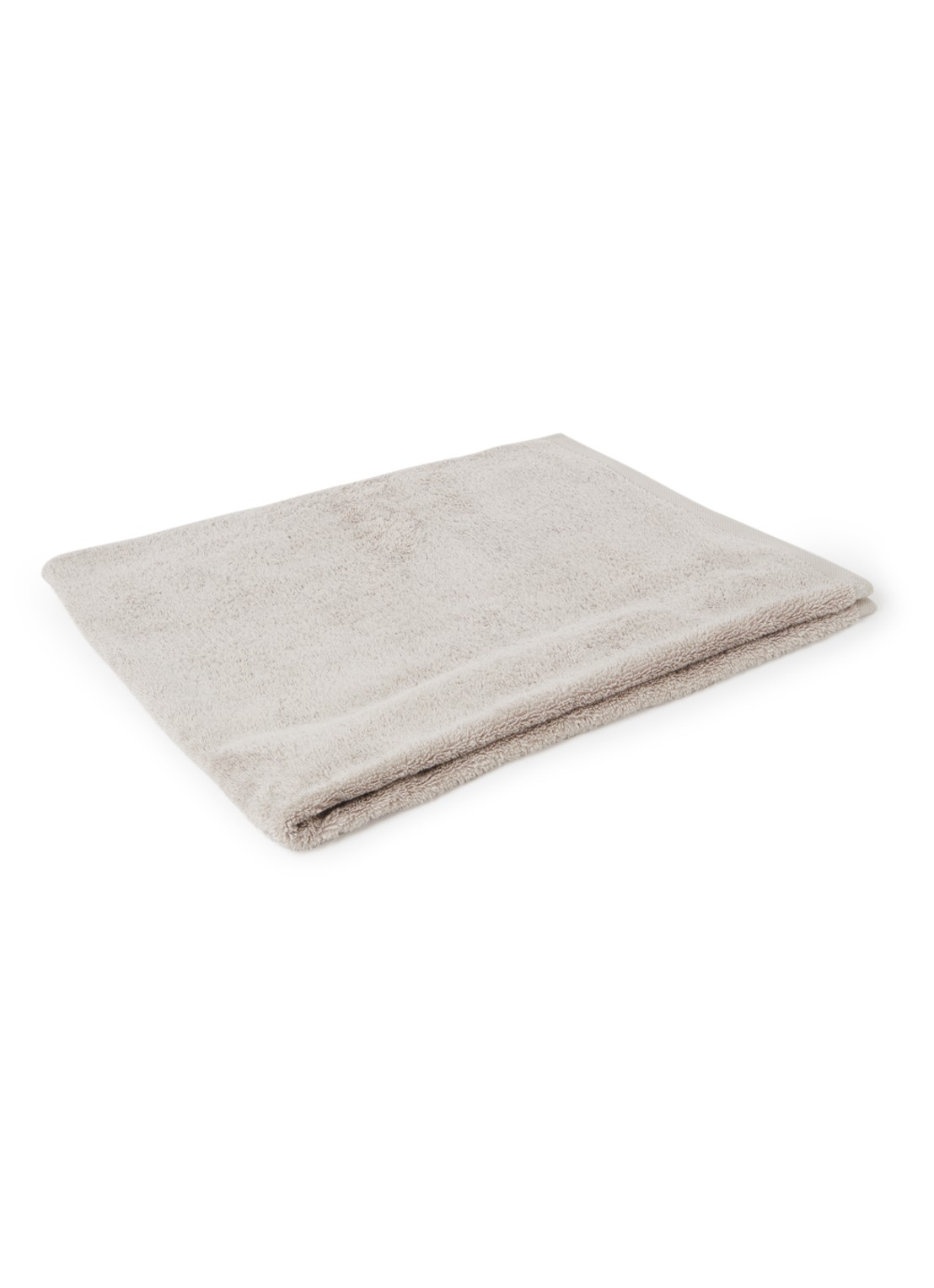 Aquanova London badhanddoek van Egyptisch katoen - 600 gr/m2 - 55 x 100 cm - voorkant 2 beige