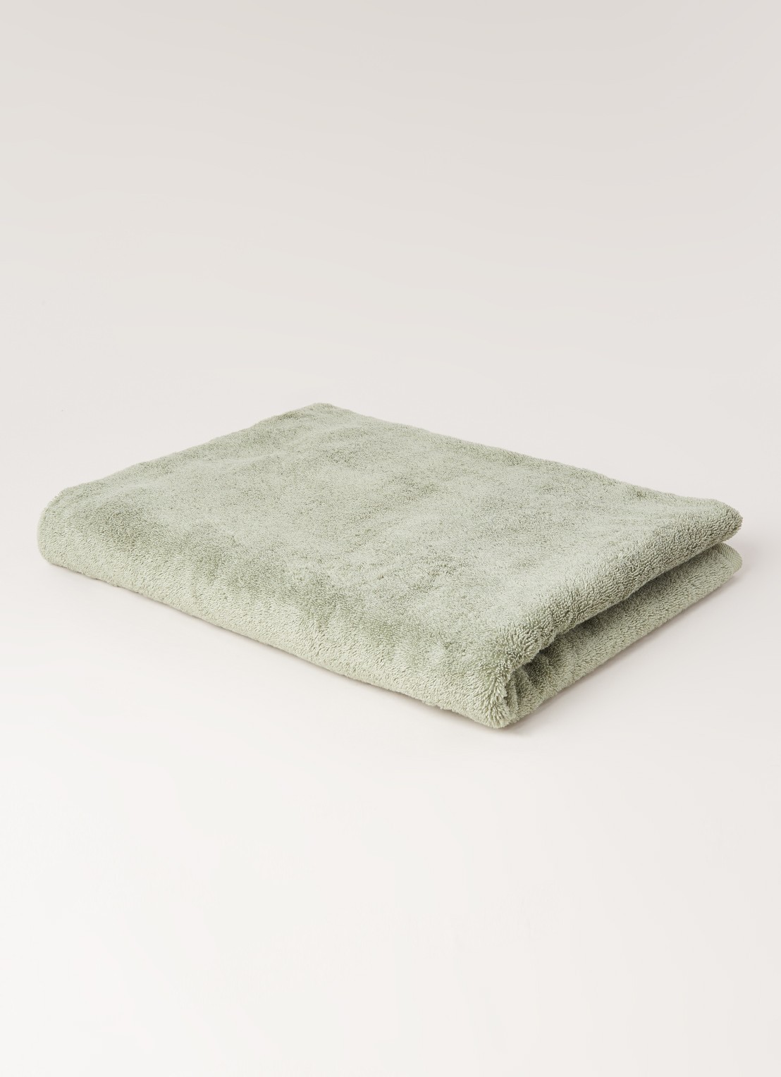 Aquanova London badlaken - 600 gr/m2 - 100 x 150 cm - voorkant 2 mosgroen