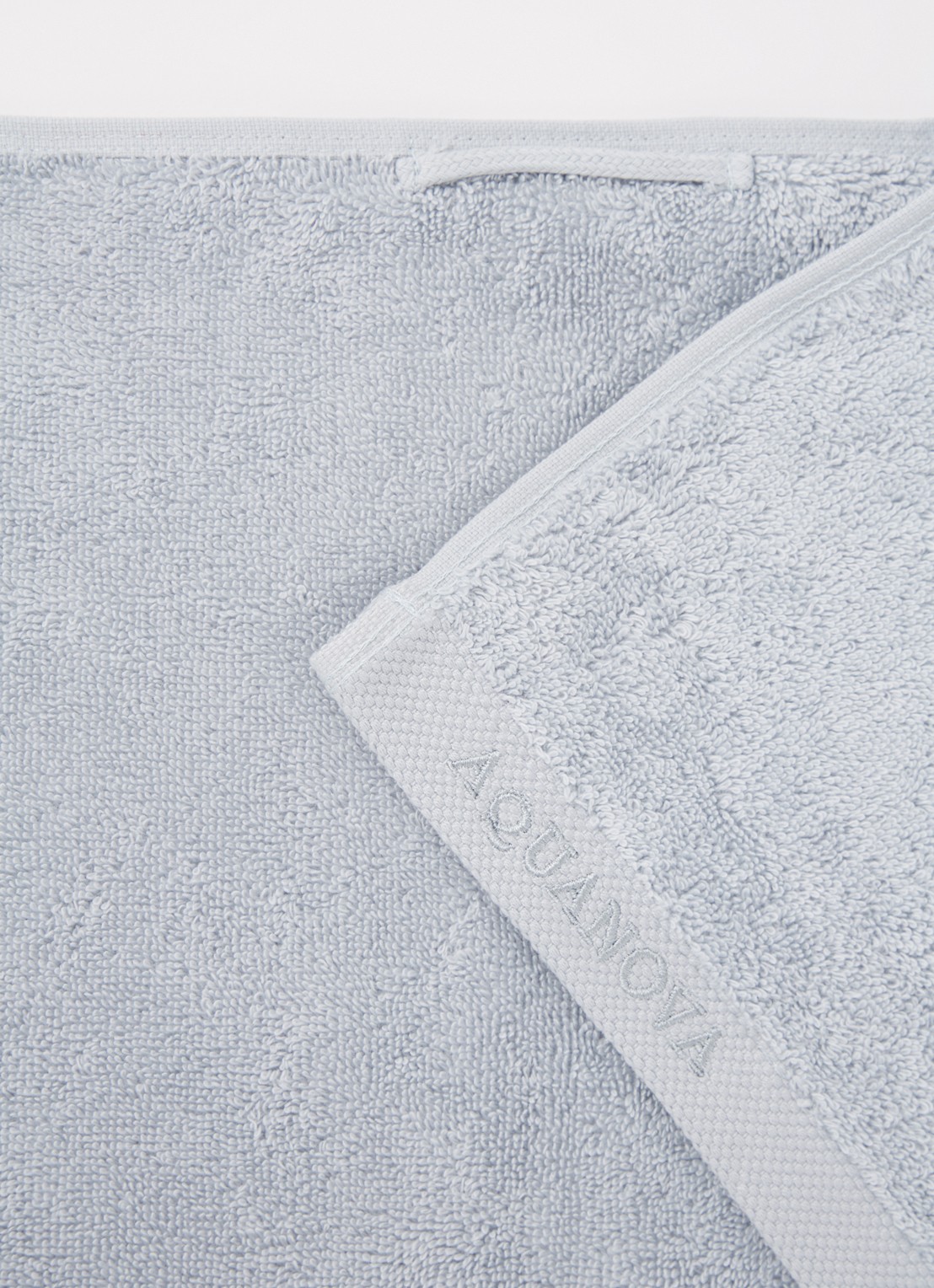 Aquanova London badlaken - 600 gr/m2 - 100 x 150 cm - detail lichtgrijs