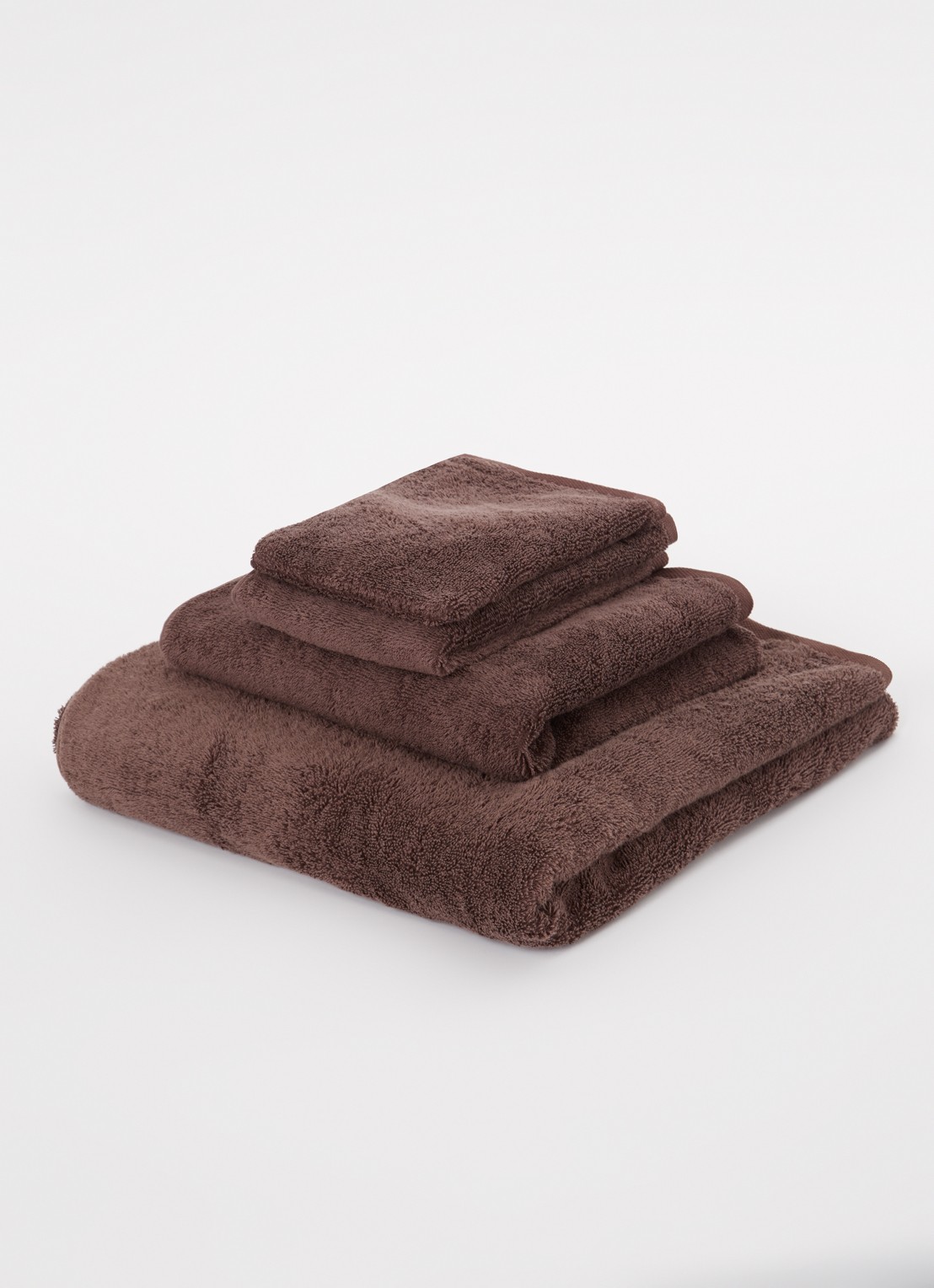 Aquanova London badlaken - 600 gr/m² - 100 x 150 cm  - voorkant 3 bruin