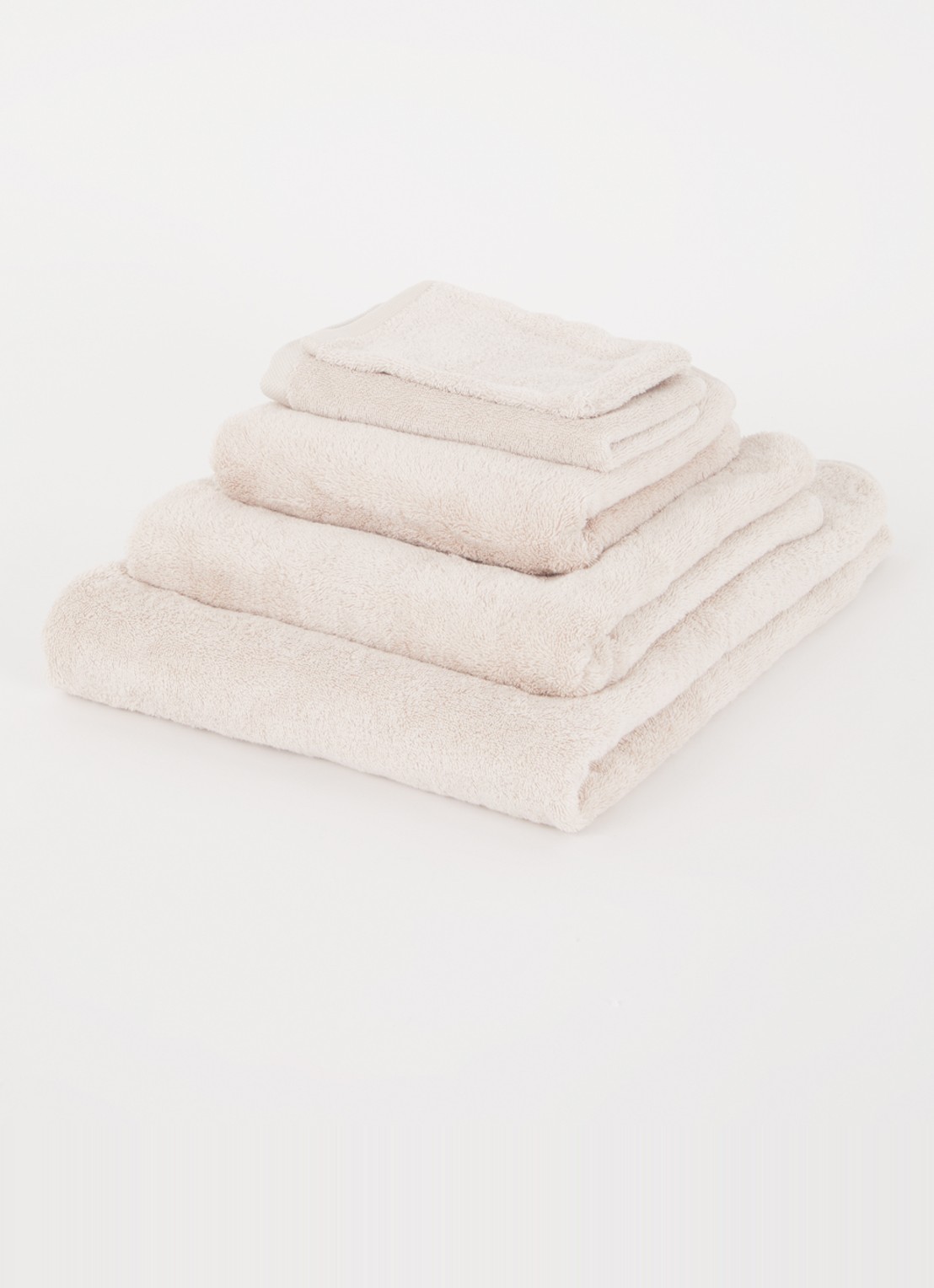 Aquanova London badlaken - 600 gr/m² - 100 x 150 cm  - voorkant 3 beige