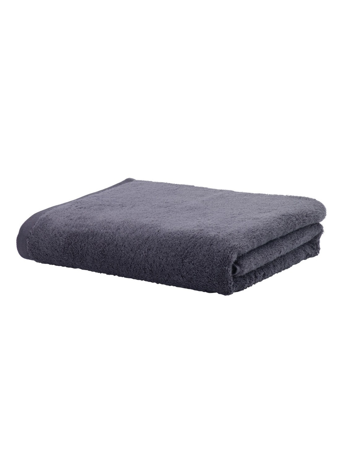 Aquanova London badlaken 70 cm x 130 cm - voorkant antraciet