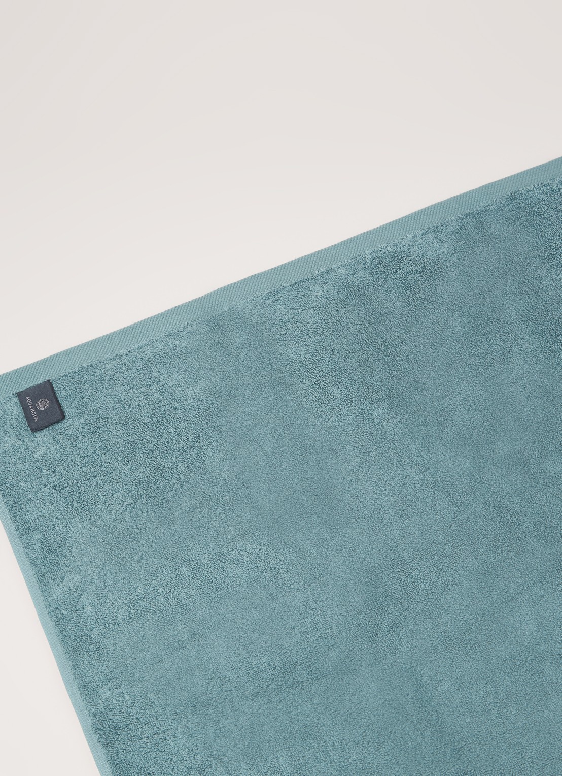 Aquanova London badlaken 70 cm x 130 cm - detail turquoise