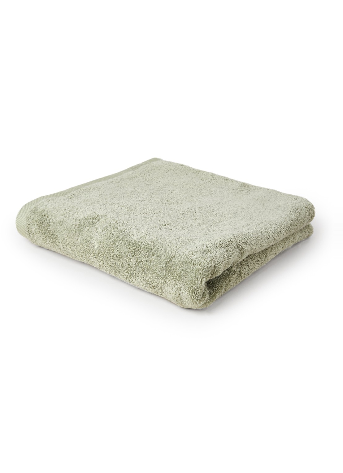 Aquanova London badlaken 70 cm x 130 cm - voorkant mosgroen