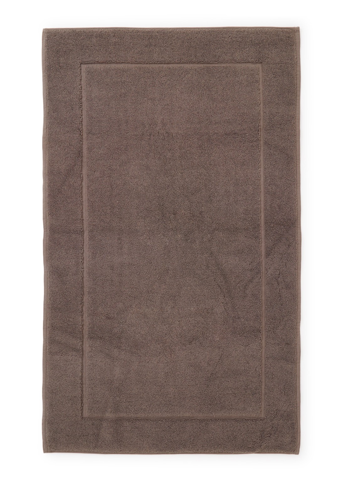 Aquanova London badmat 60 x 100 cm - voorkant donkerbruin