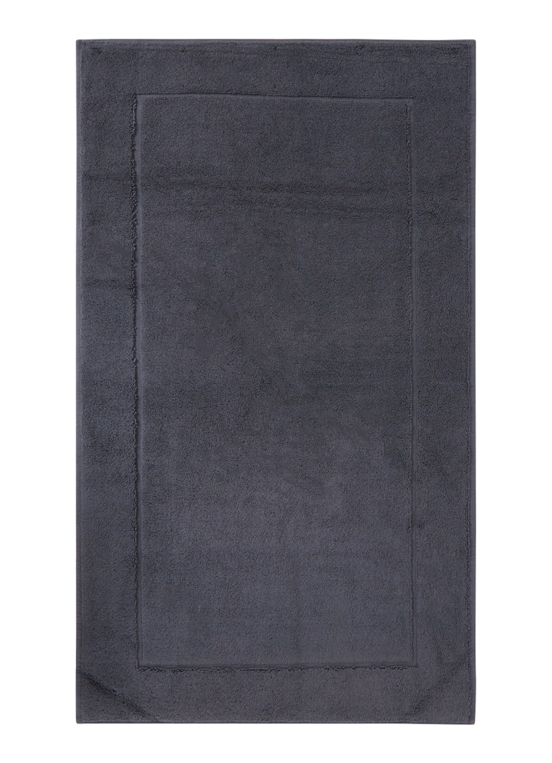 Aquanova London badmat 70 x 120 cm - voorkant donkergrijs