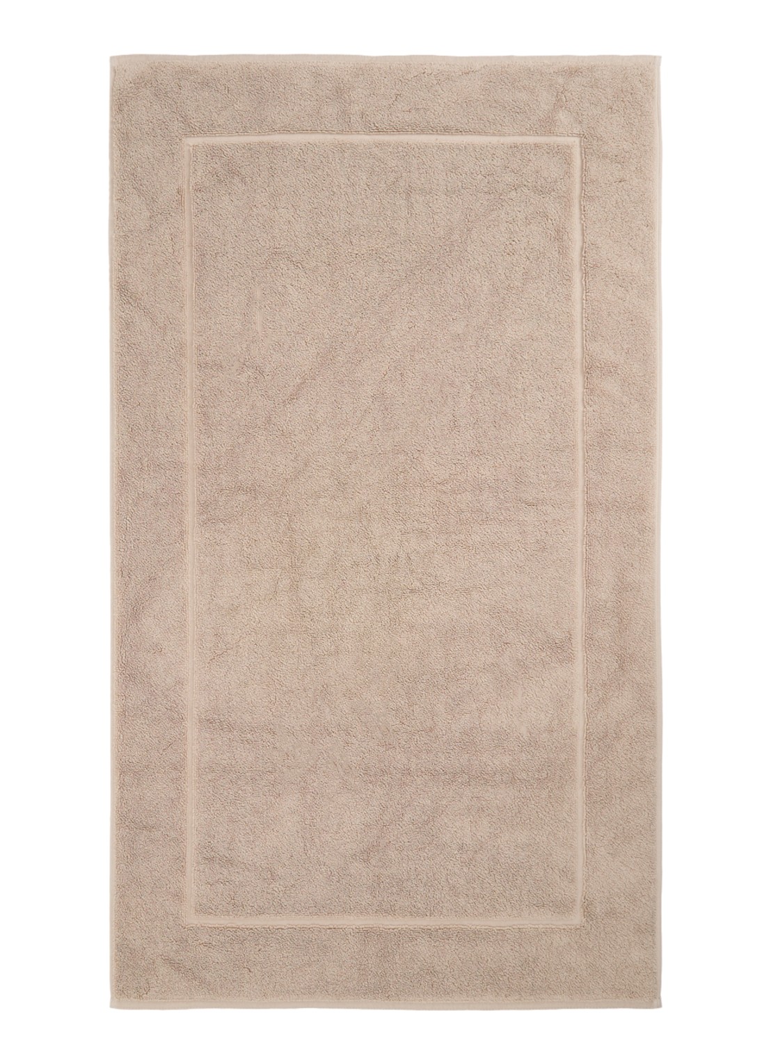 Aquanova London badmat van Egyptisch katoen - voorkant beige