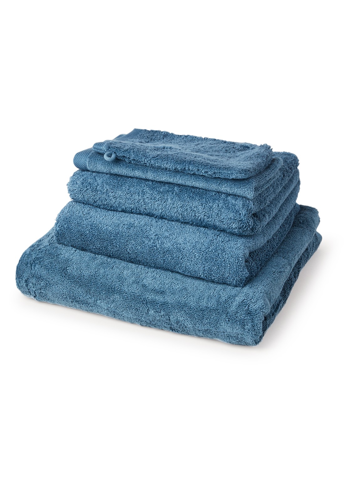 Aquanova London gastendoek 30 cm x 50 cm - voorkant kobaltblauw