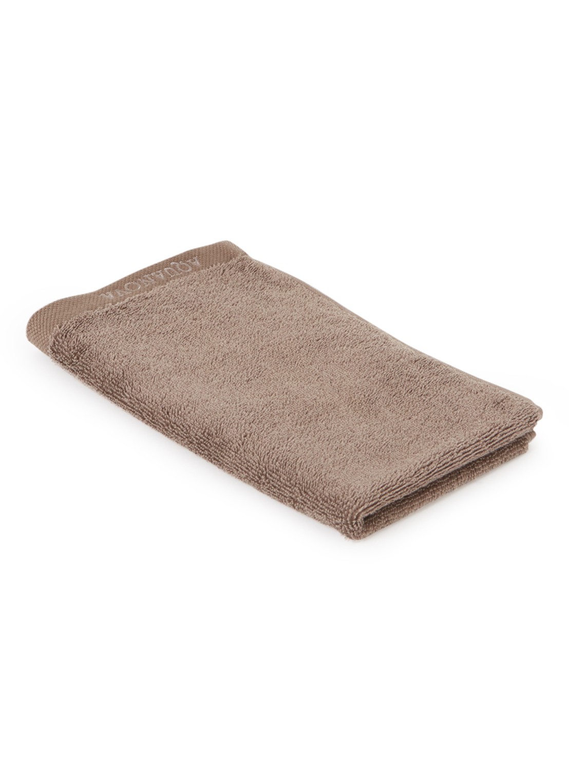 Aquanova London gastendoek - 600 gr/m2 - 30 x 50 cm - voorkant donkerbruin