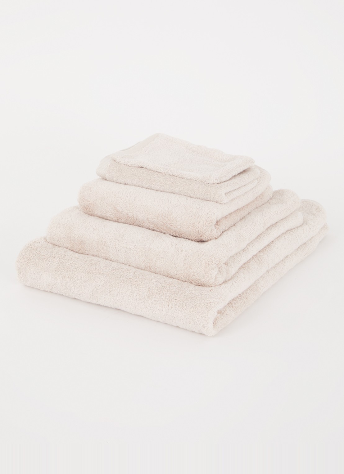 Aquanova London gastendoek - 600 gr/m2 -  30 x 50 cm - voorkant 2 beige