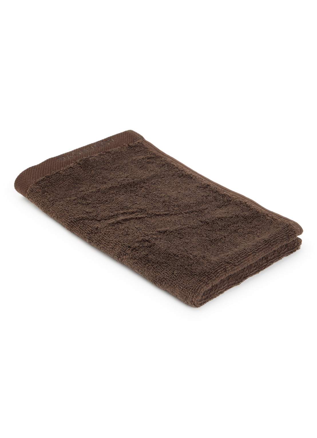 Aquanova London gastendoek - 600 gr/m2 -  30 x 50 cm - voorkant donkerbruin