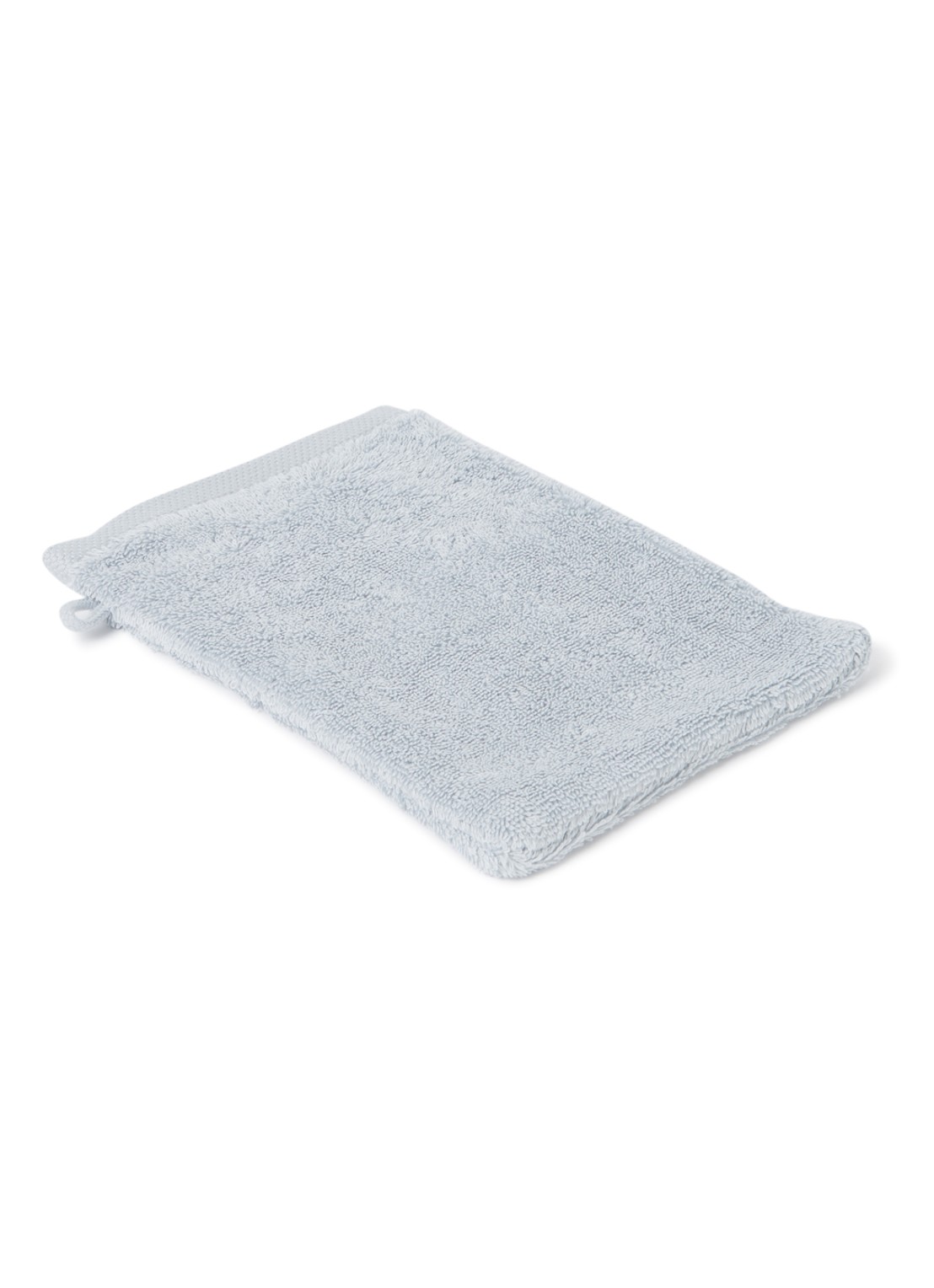 Aquanova London washand - 600 gr/m2 - 16 × 22 cm - voorkant 2 lichtgrijs