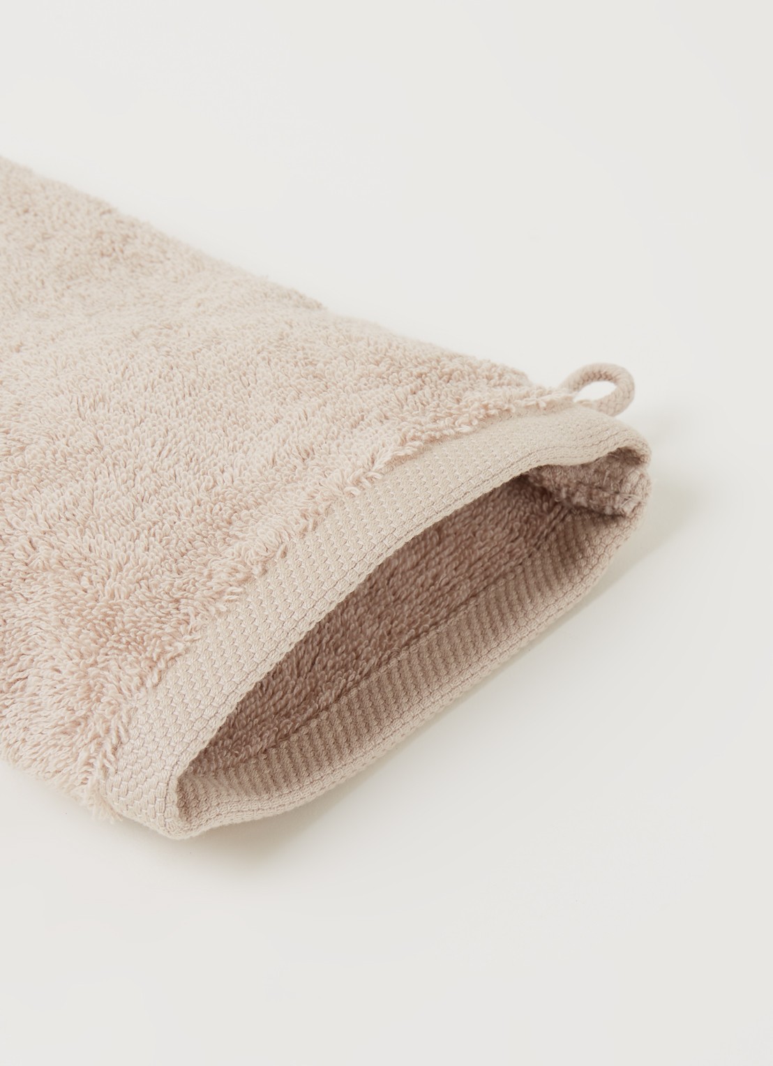 Aquanova London washand - 600 gr/m² - 16 x 22 cm - detail 3 donkerbeige