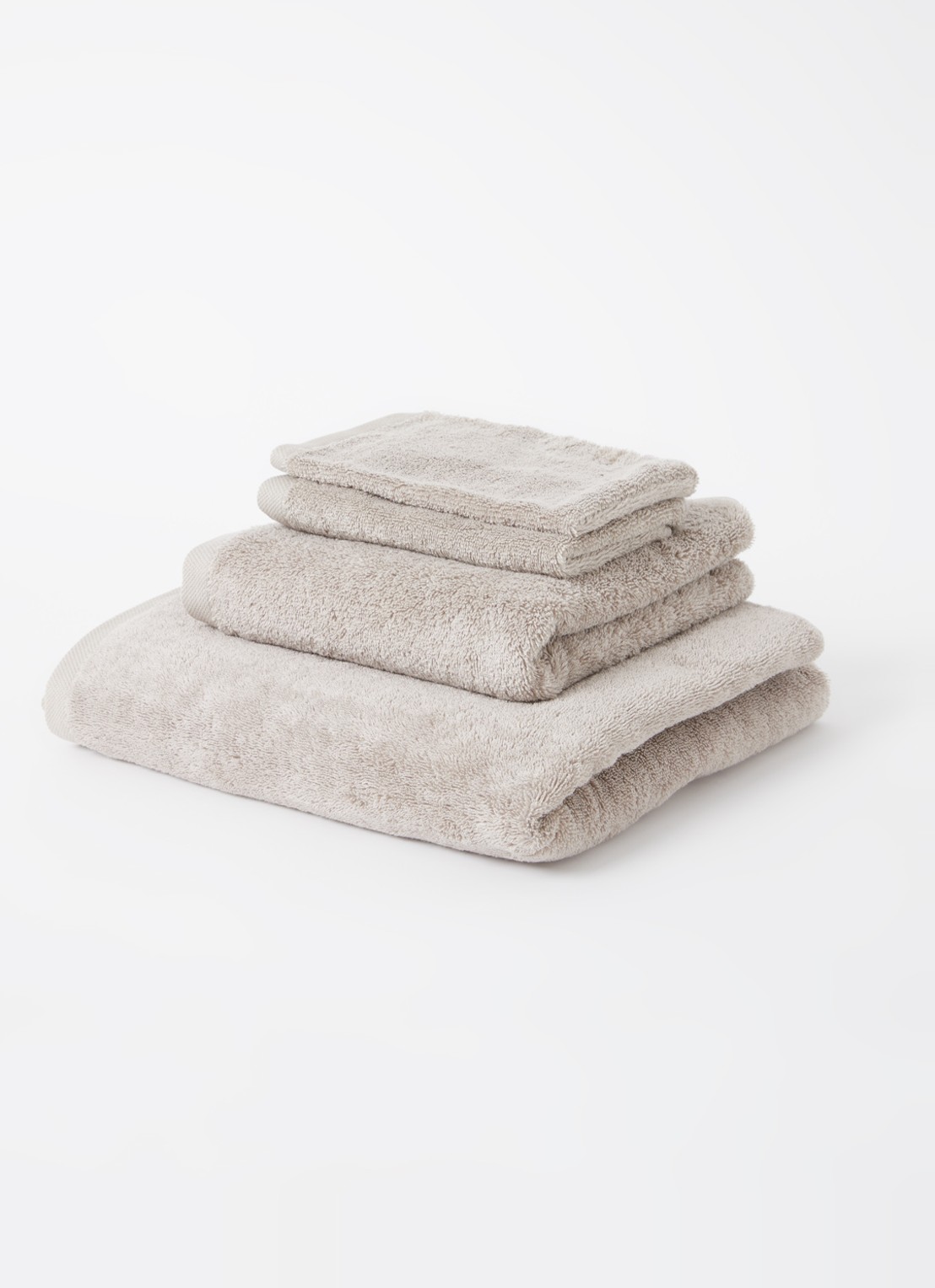 Aquanova London washand - 600 gr/m² - 16 x 22 cm - voorkant 2 beige