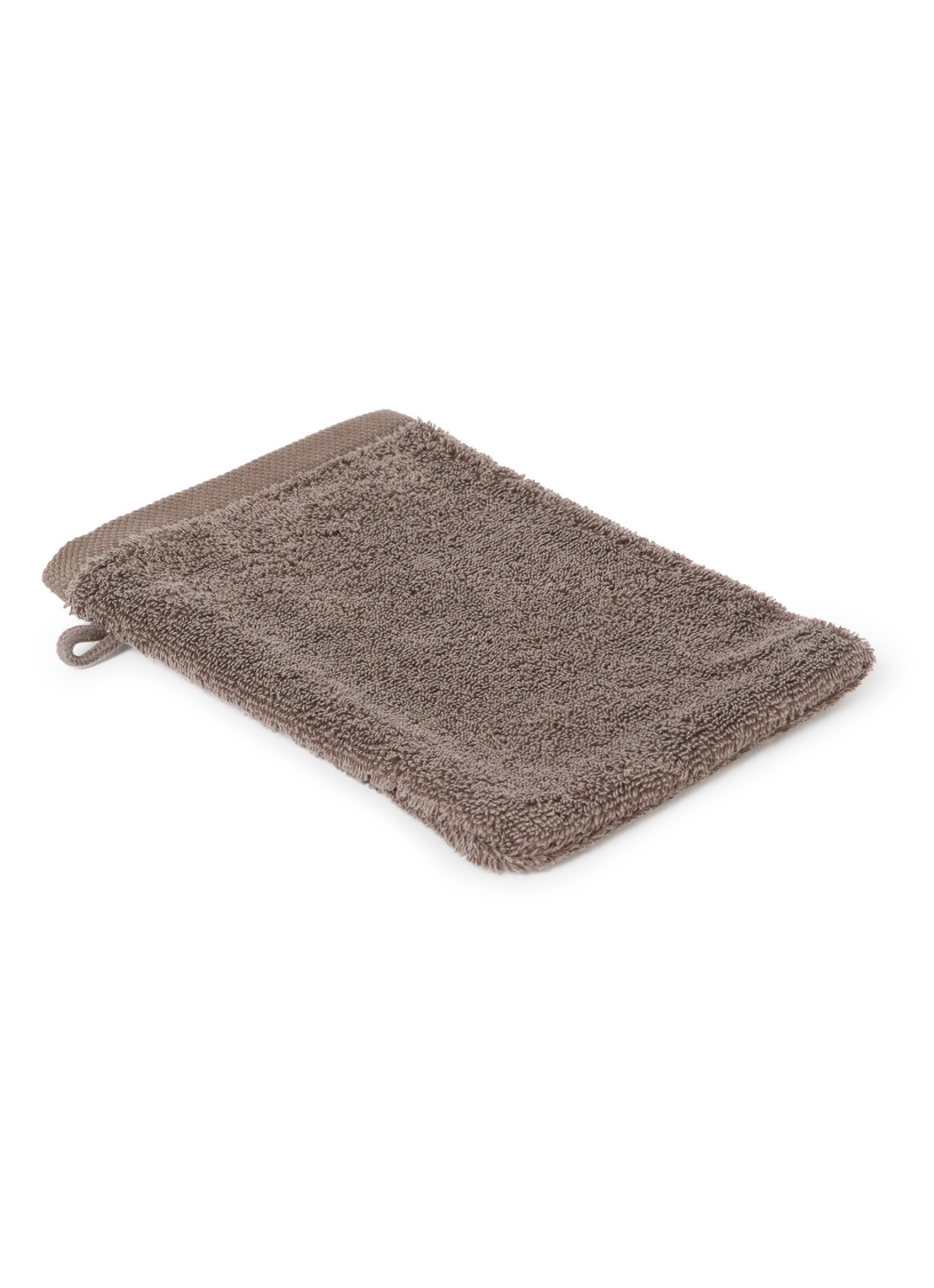 Aquanova London washand - 600 gr/m² - 16 x 22 cm - voorkant donkerbruin