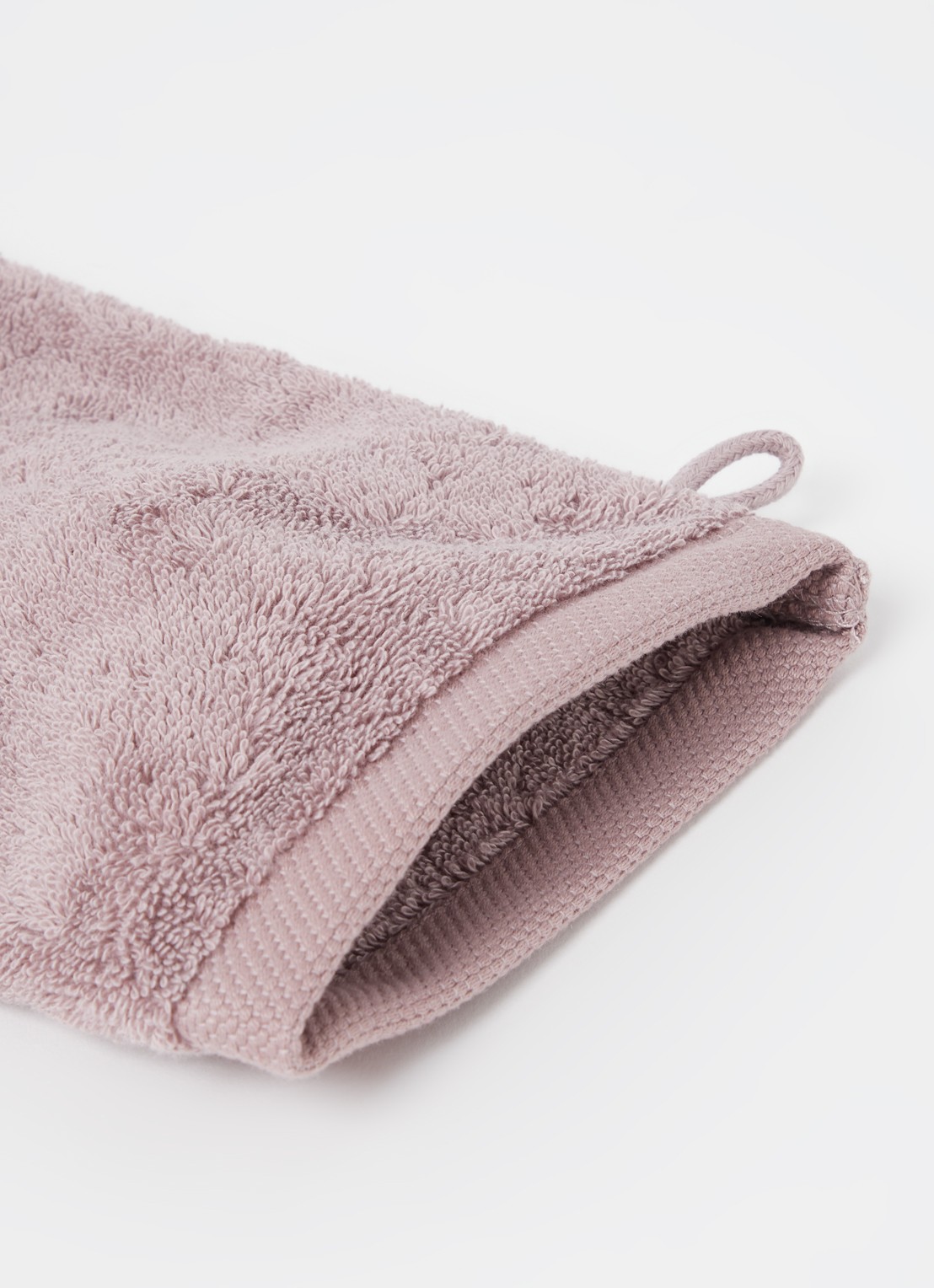 Aquanova London washand - 600 gr/m² - 16 x 22 cm - detail 3 taupe