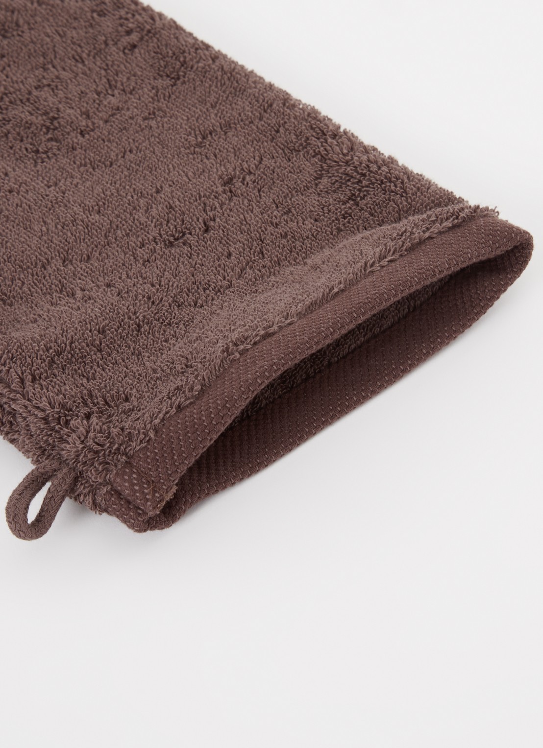 Aquanova London washand - 600 gr/m² - 16 x 22 cm - detail 3 bruin