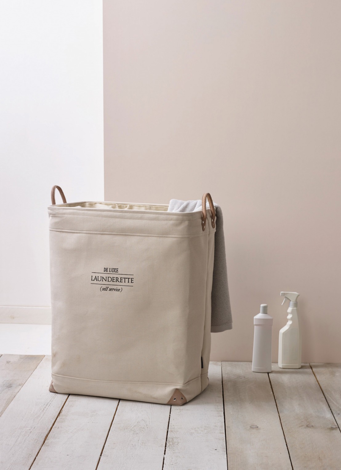 Aquanova Lubin wasmand 65 cm - voorkant 3 beige