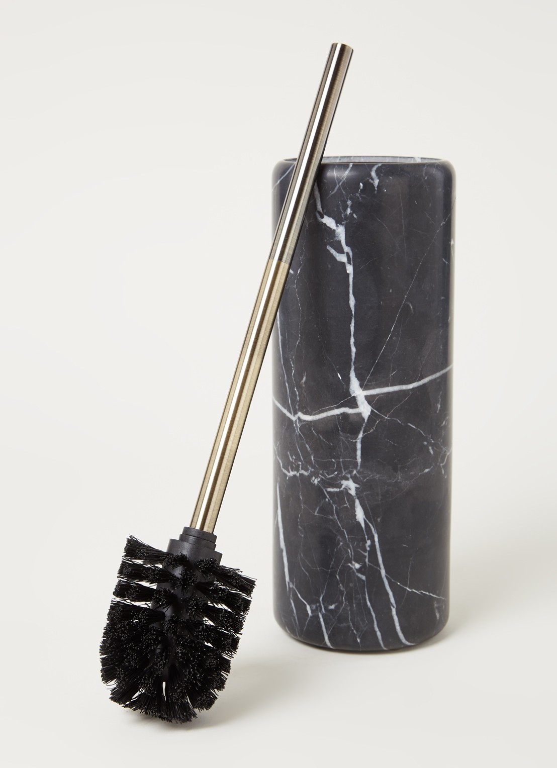 Aquanova Nero toiletborstel met houder - detail zwart