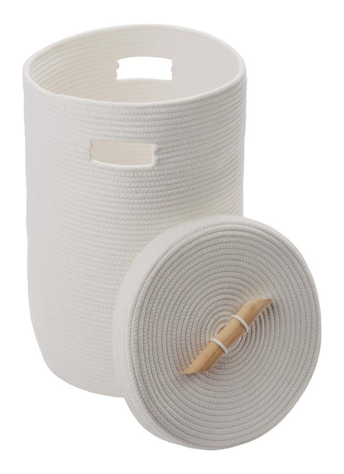 Aquanova Otis wasmand 55 cm - voorkant 2 ivoor