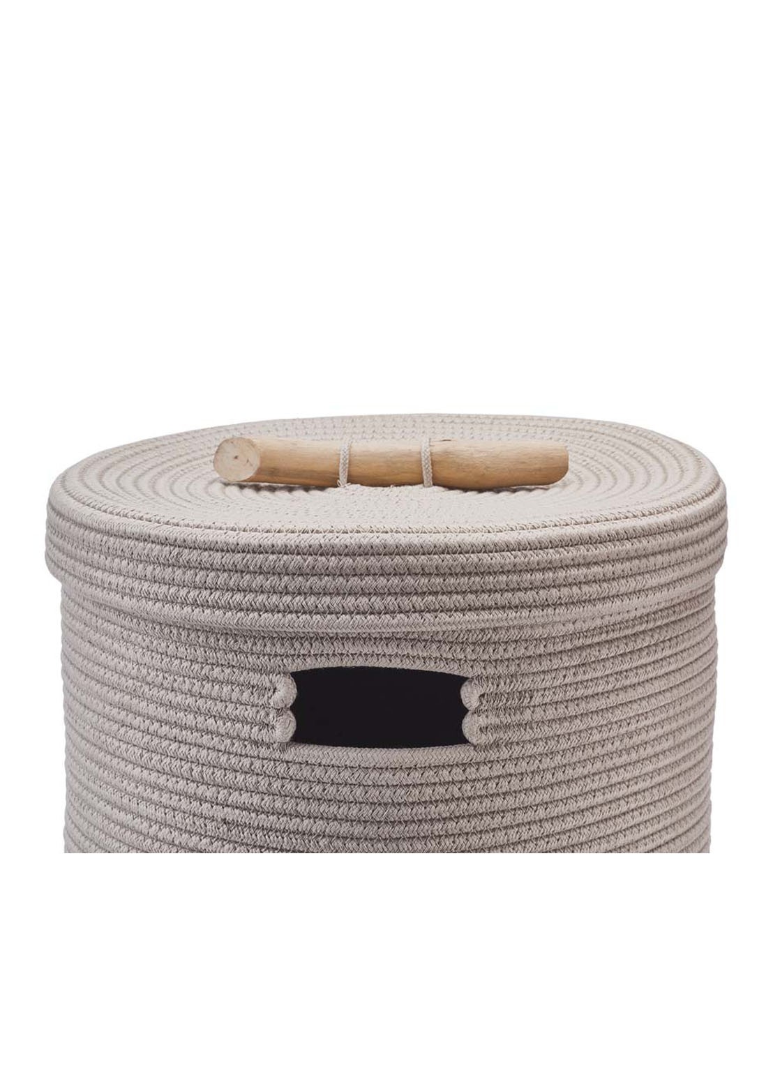 Aquanova Otis wasmand 55 cm - detail 2 lichtgrijs