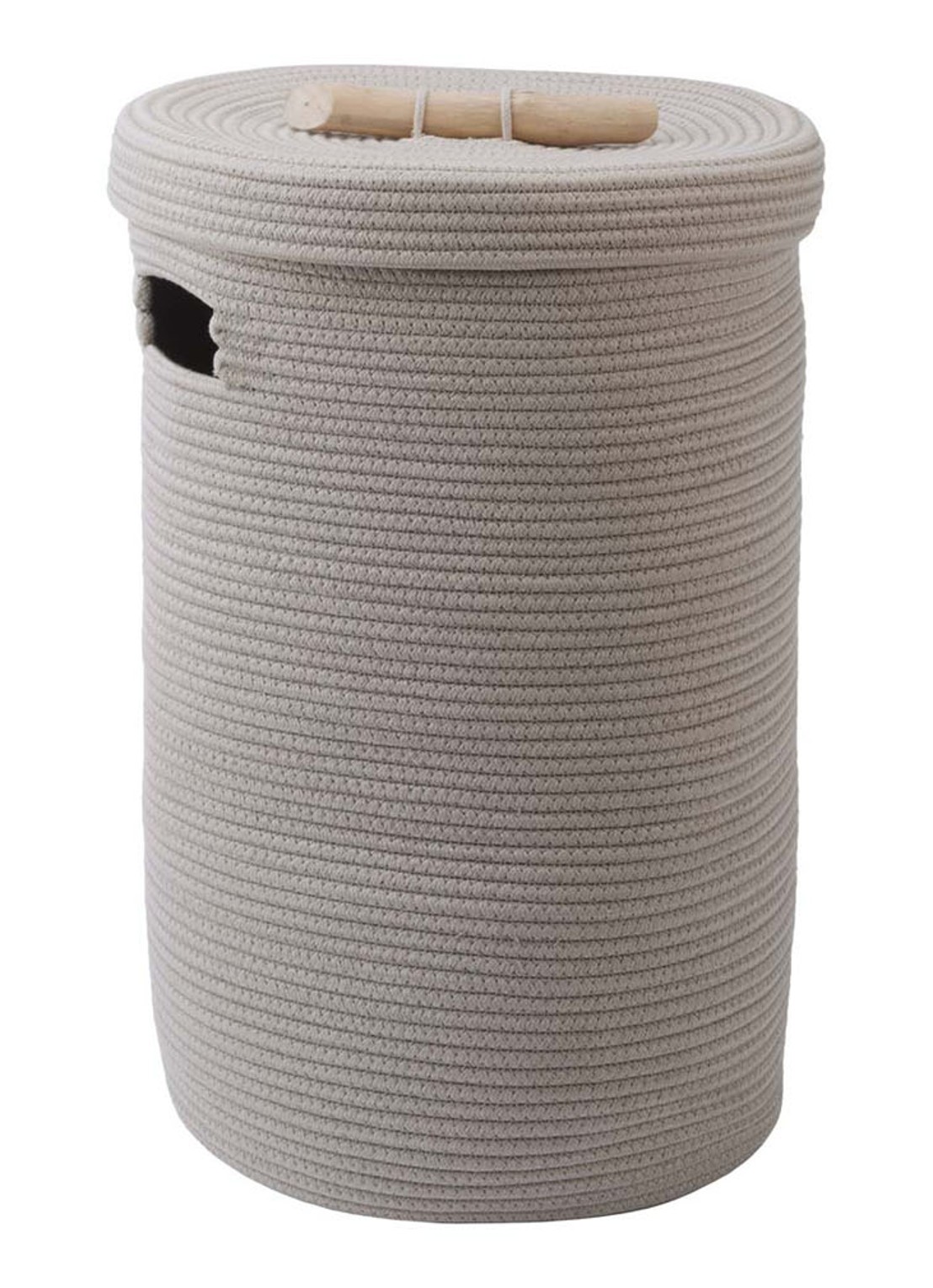 Aquanova Otis wasmand 55 cm - voorkant 4 lichtgrijs