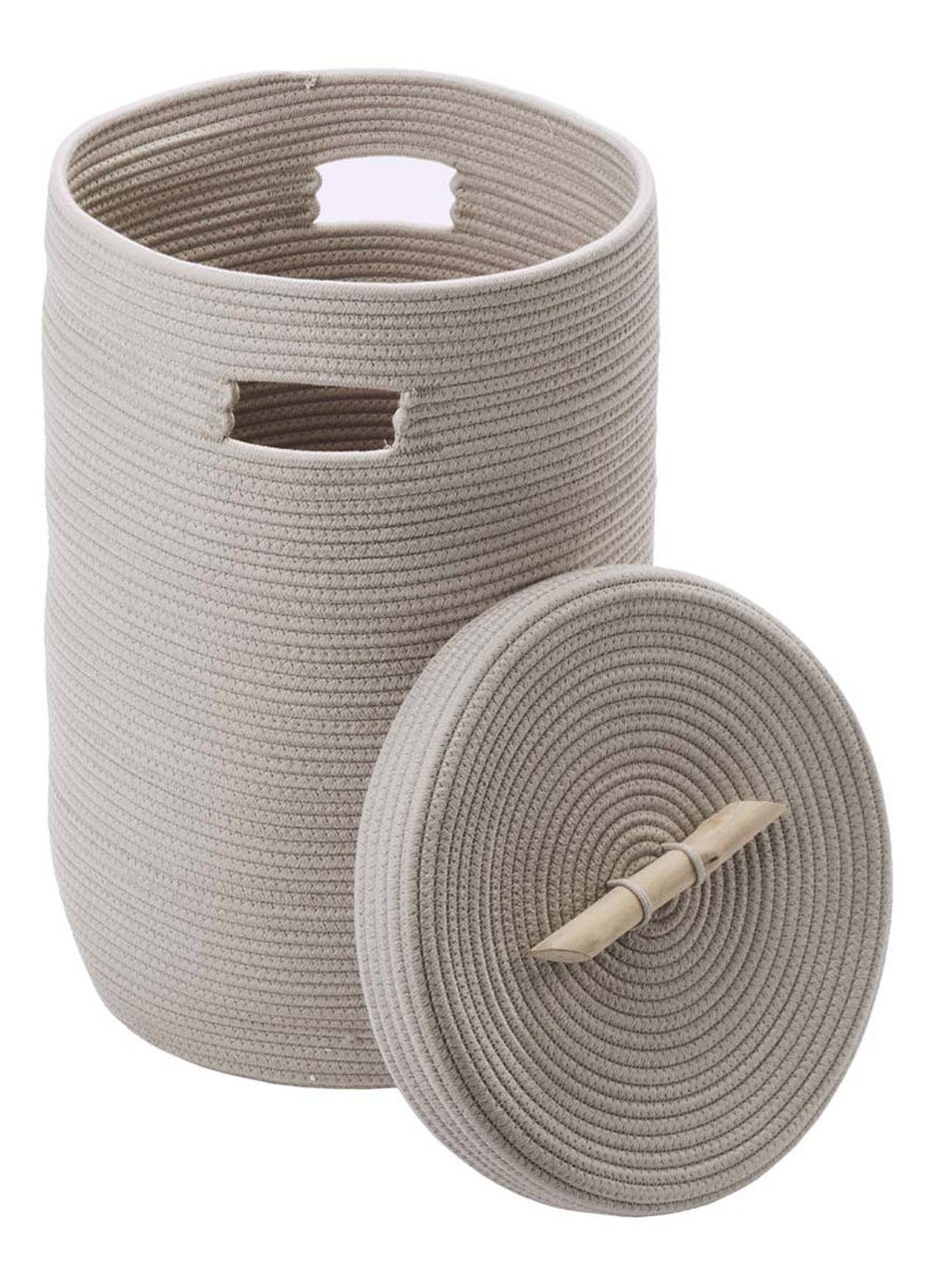Aquanova Otis wasmand 55 cm - voorkant 5 lichtgrijs