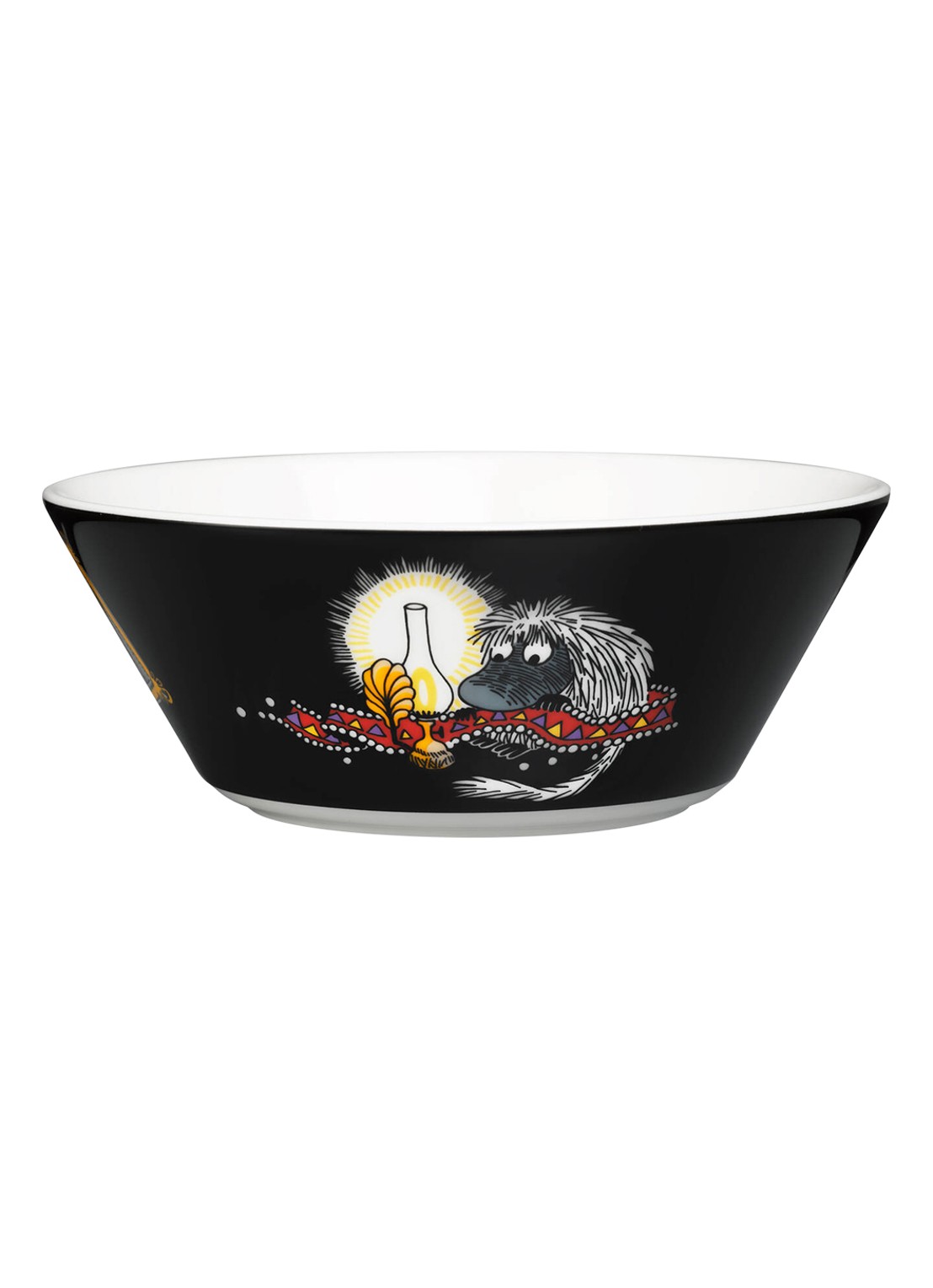 Arabia Ancestor Moomin kom 15 cm - voorkant zwart