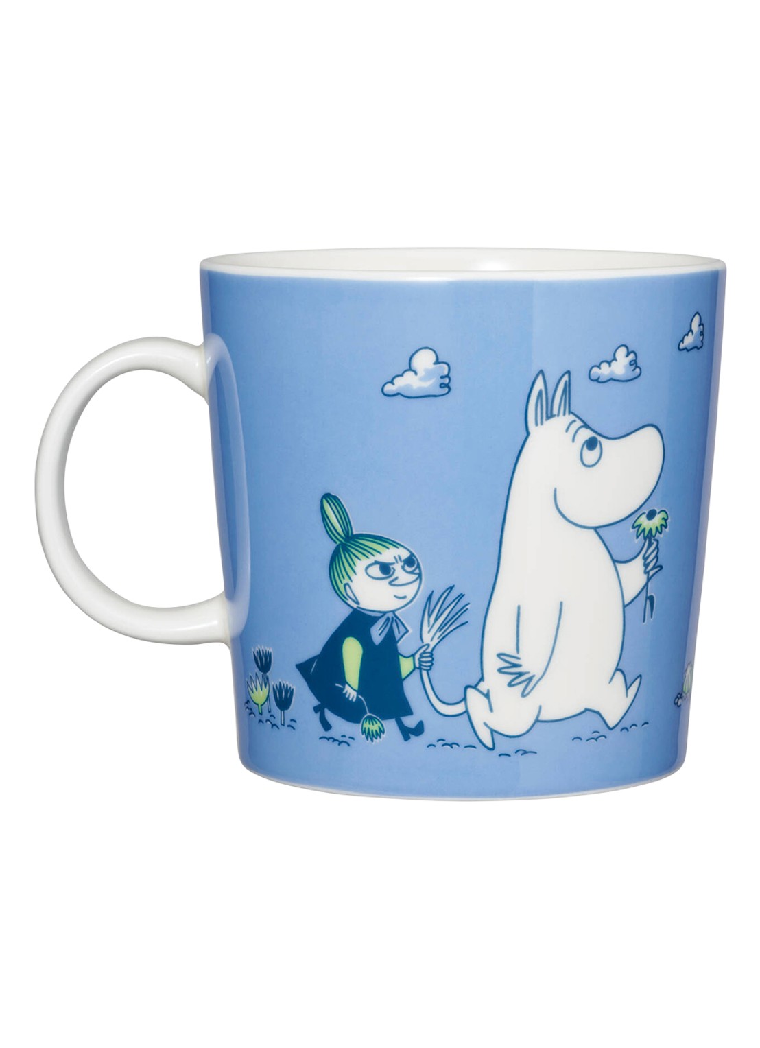 Arabia Moomin ABC D beker 40 cl - voorkant 2 blauw
