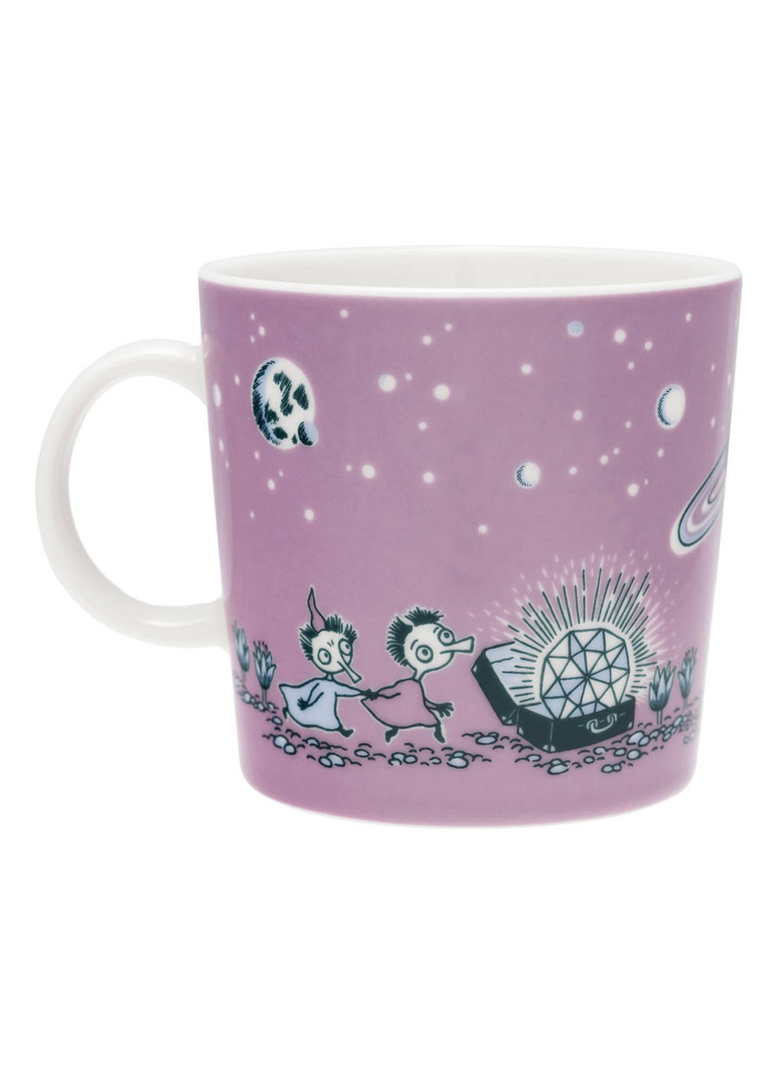 Arabia Moomin ABC G mok 40 cl - voorkant 2 roze