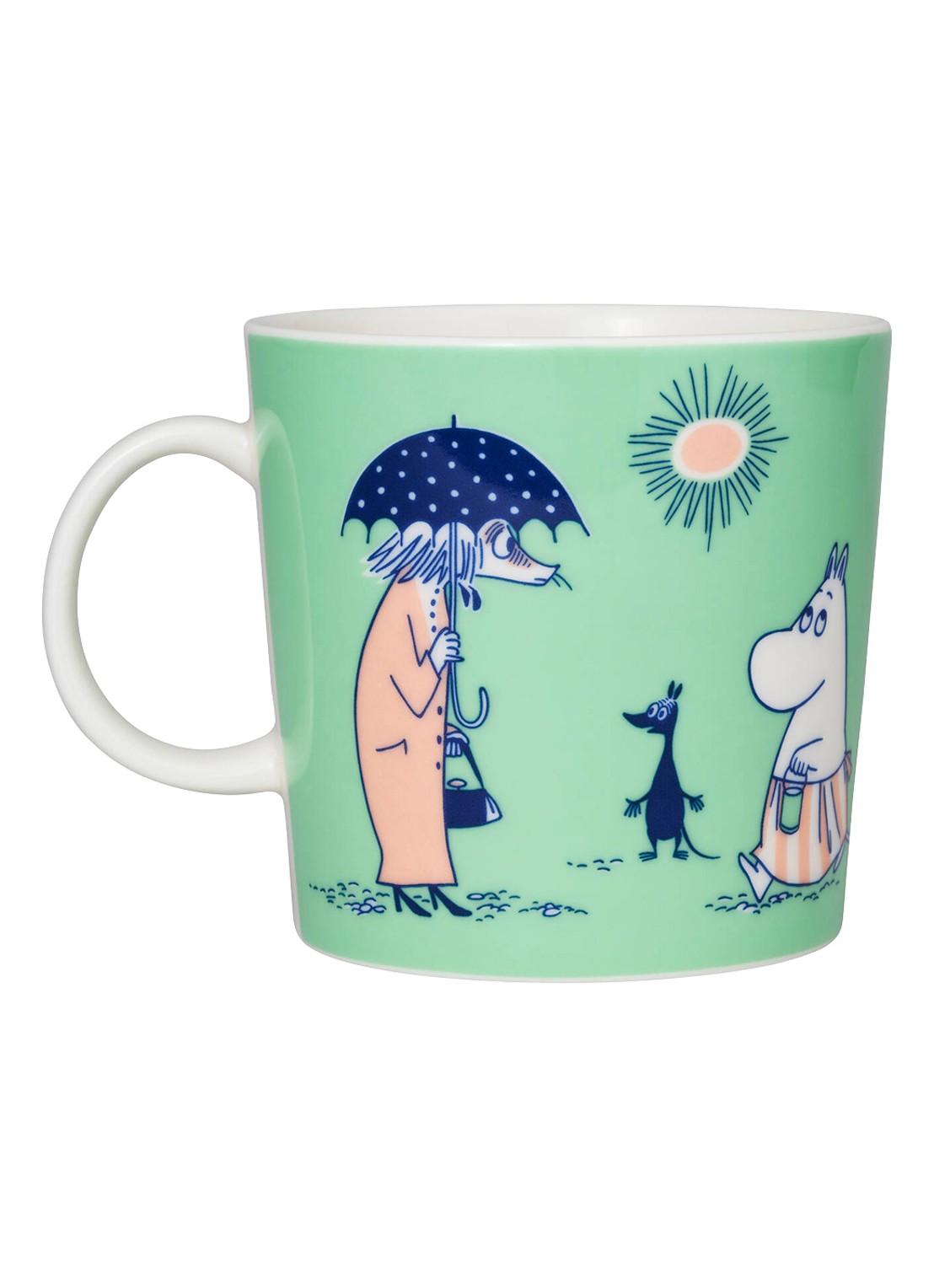 Arabia Moomin ABC I mok 40 cl - voorkant 2 groen