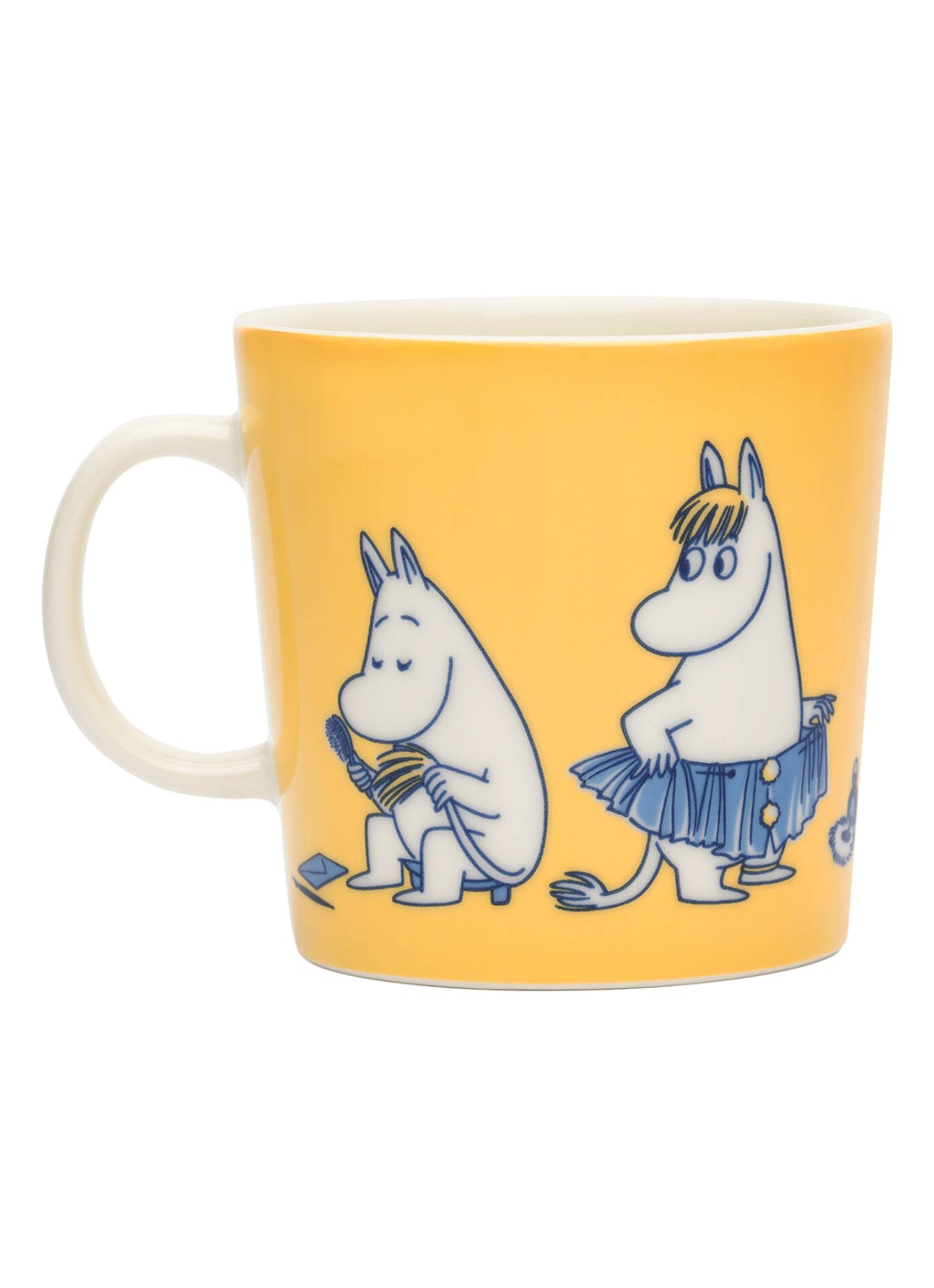 Arabia Moomin ABC T mok 40 cl - voorkant 2 geel