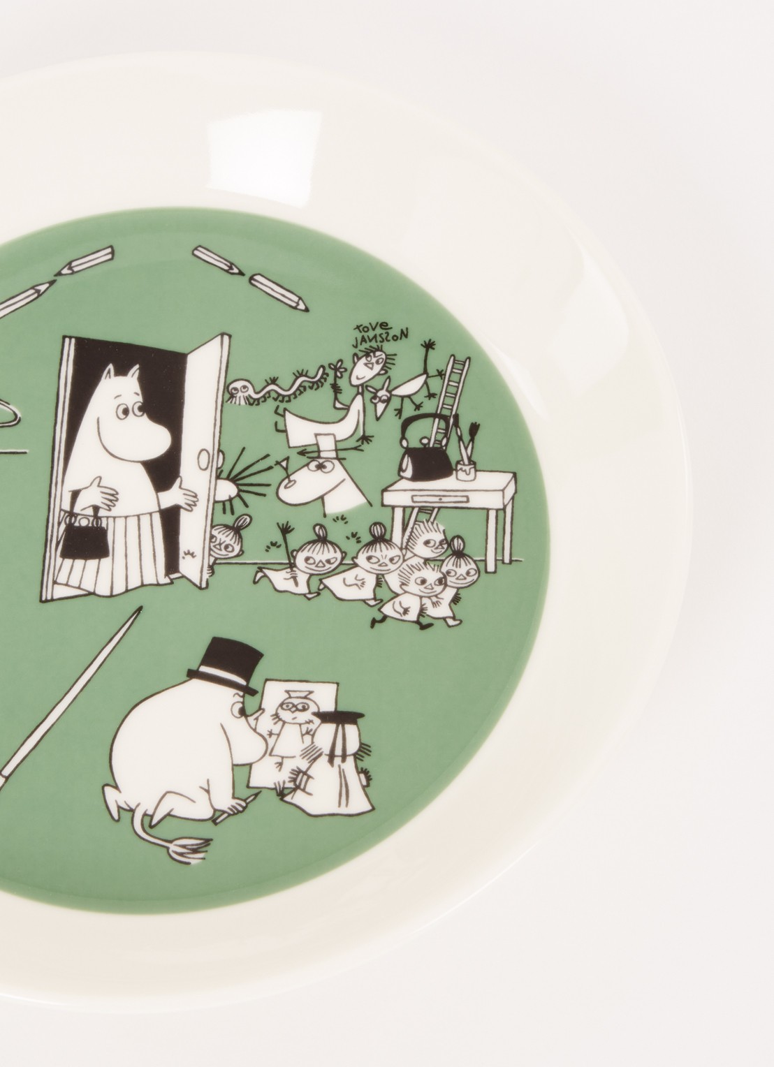 Arabia Moomin Collector's Plate 7/10 ontbijtbord 19 cm set van 2 - detail 3 multicolor