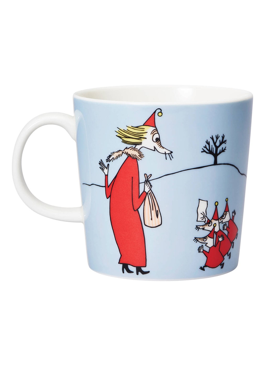 Arabia Moomin Fillyjonk kopje 30 cl - voorkant 2 blauwgrijs