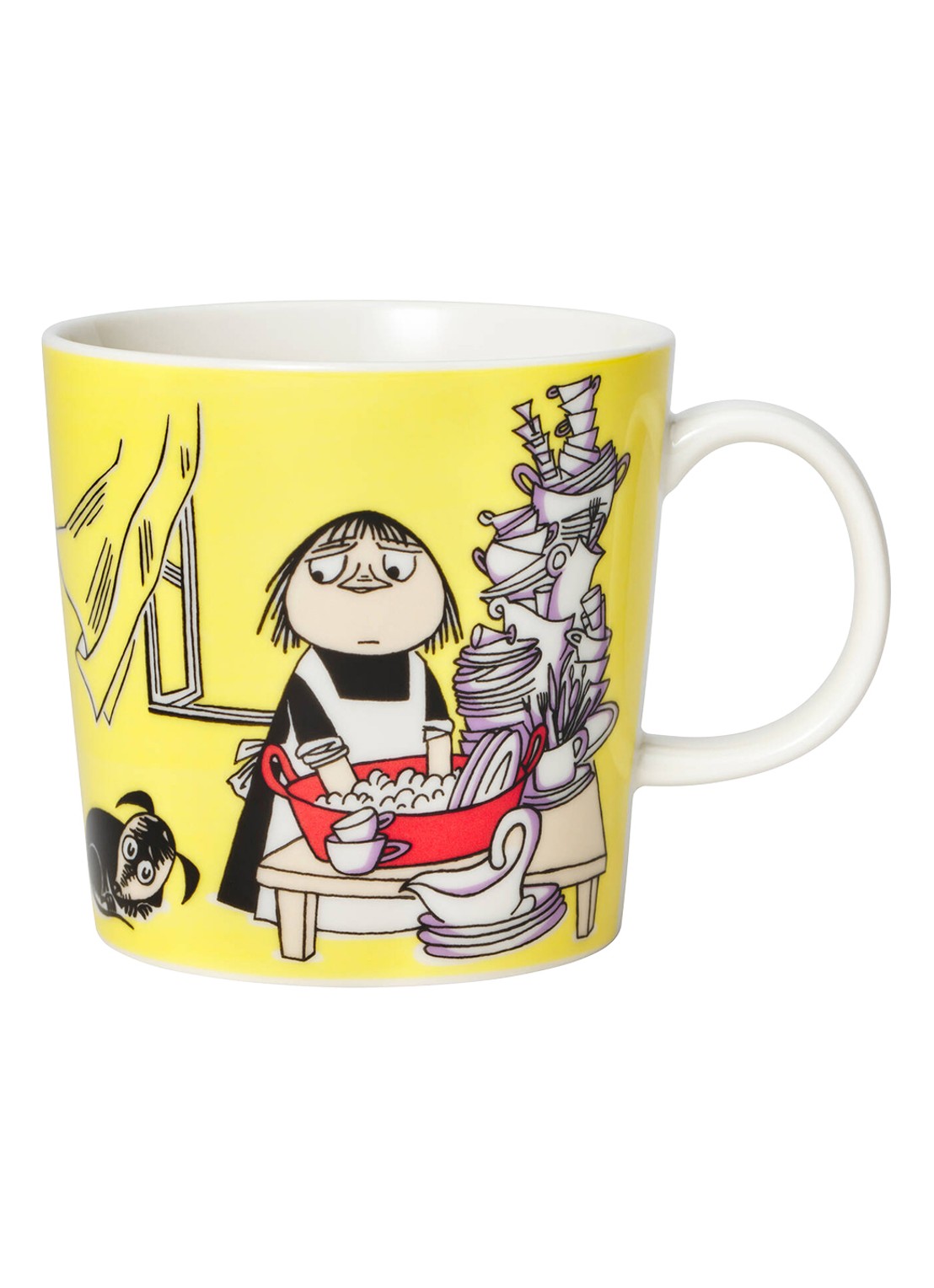 Arabia Moomin kop 30 cl - voorkant 4 geel