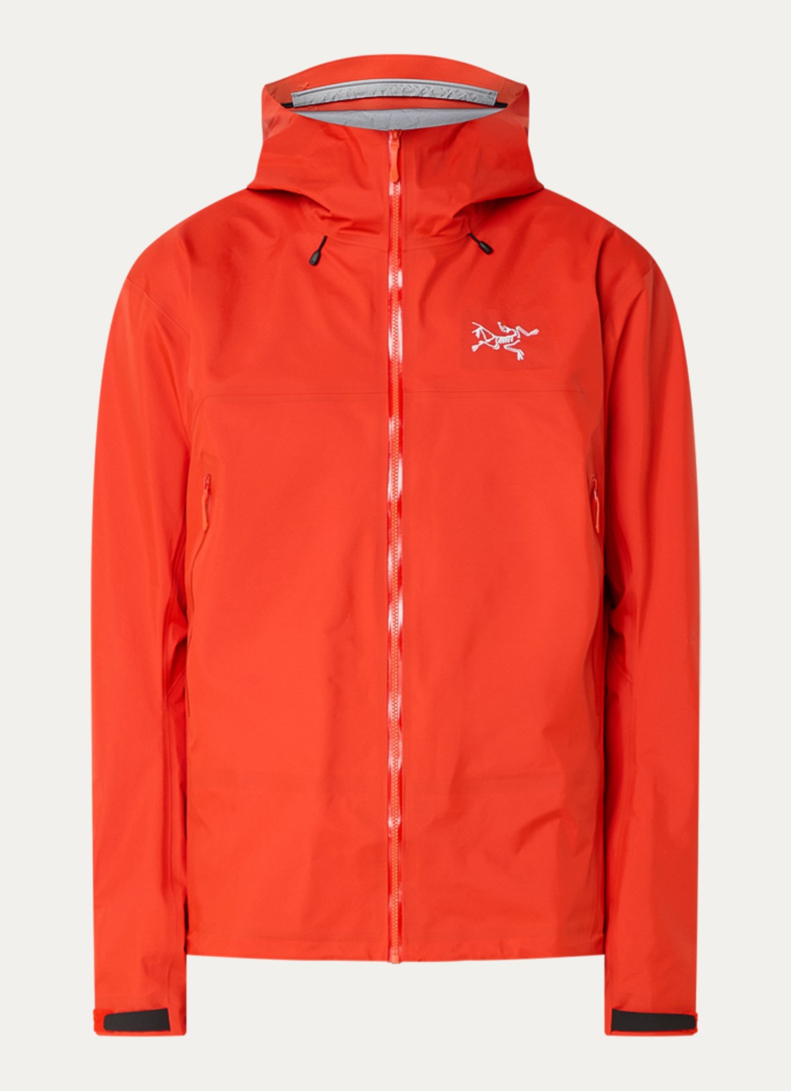 Arc'teryx Beta Gore-Tex jack met capuchon en ritszakken - voorkant 3 rood