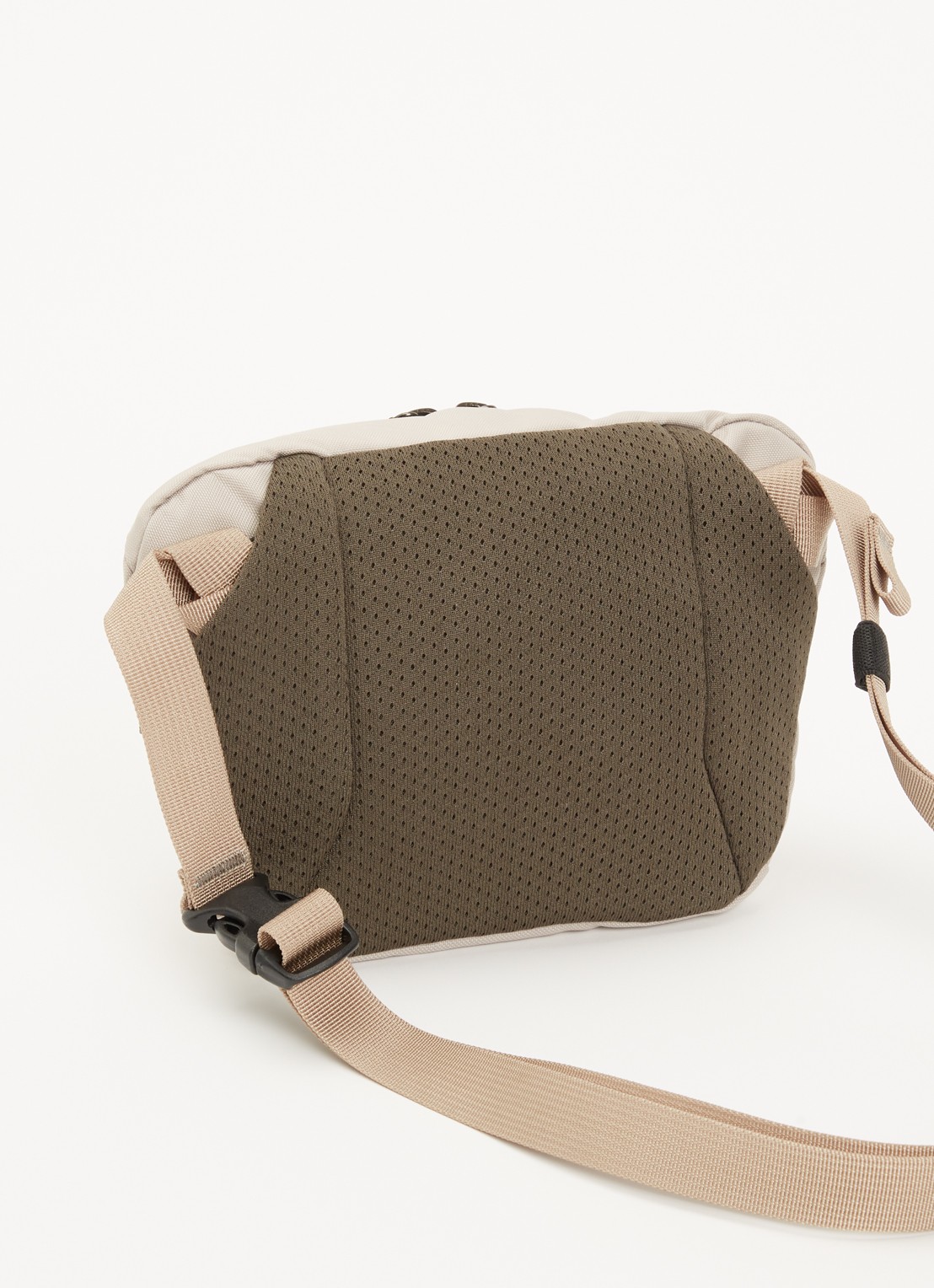 Arc'teryx Crossbodytas met logoborduring - achterkant 5 donkerbeige
