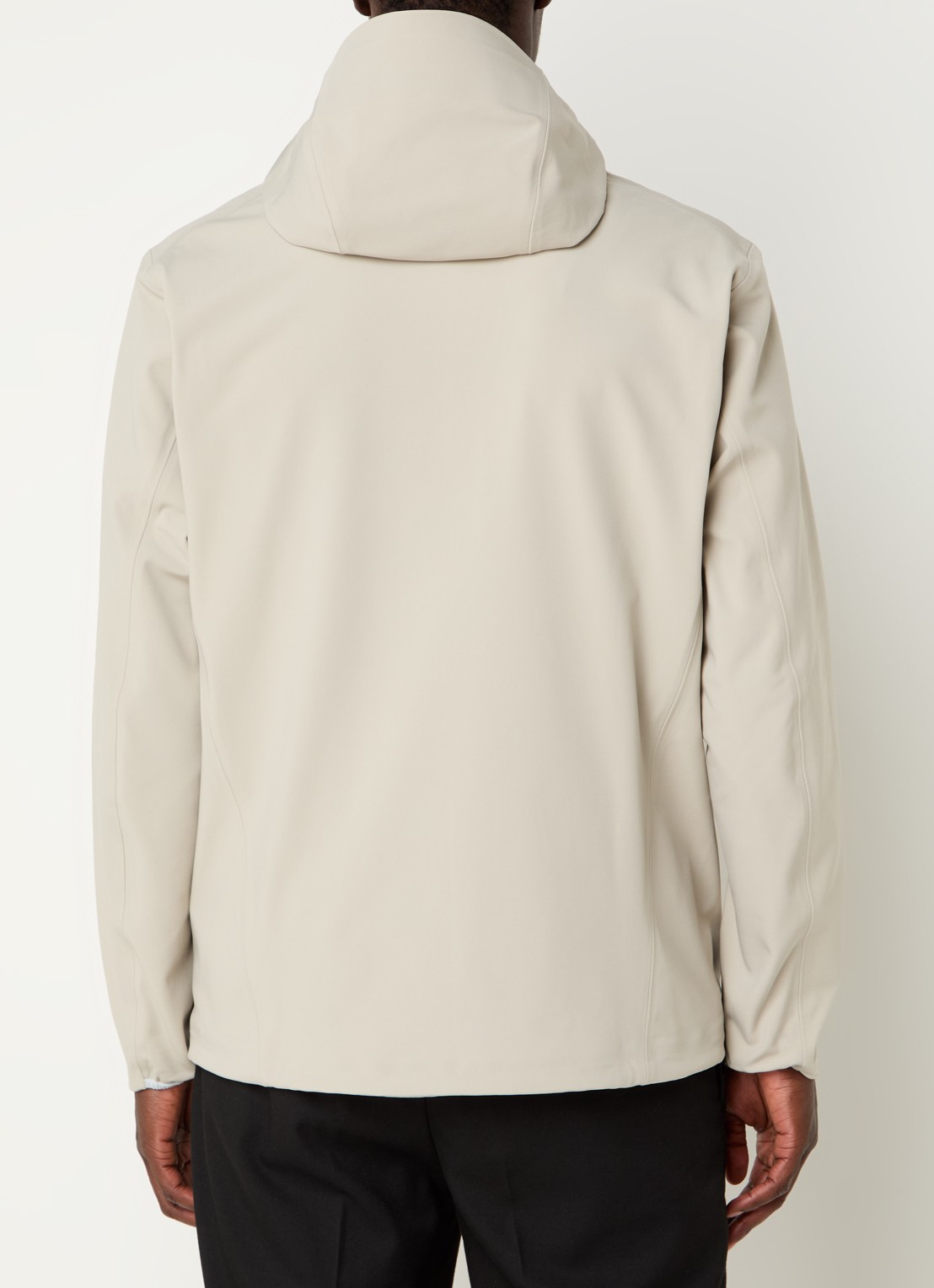 Arc'teryx Gamma MX softshell jack met ritszakken en logoborduring - achterkant 4 zand