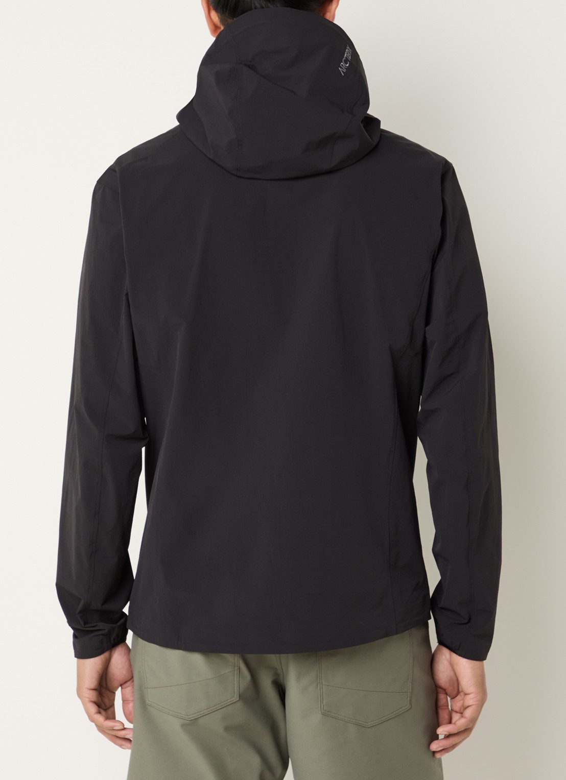 Arc'teryx Gamma windjack met logoborduring en ritszakken - achterkant 4 zwart