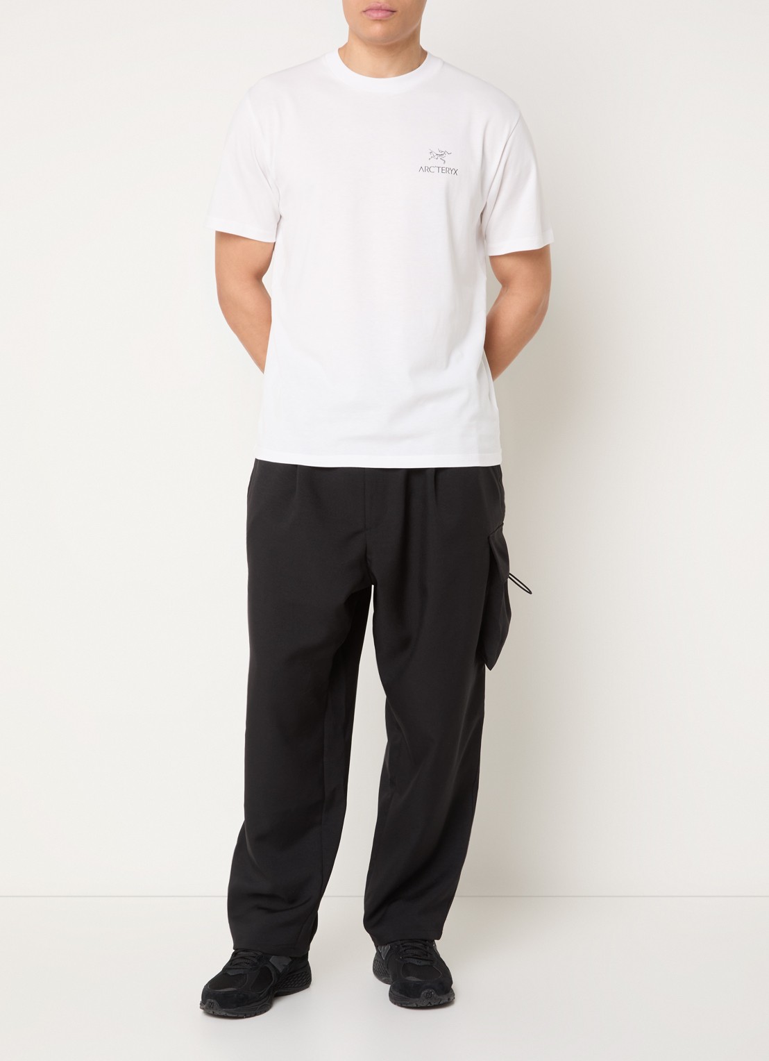 Arc'teryx Kragg T-shirt met logo- en backprint - voorkant 2 wit