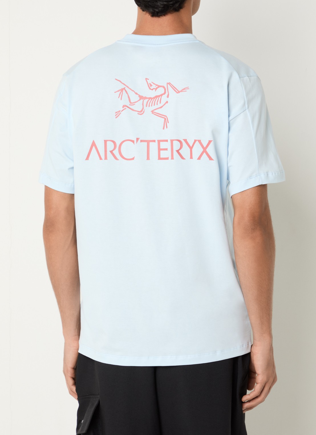 Arc'teryx Kragg T-shirt met logo- en backprint - detail 4 lichtblauw