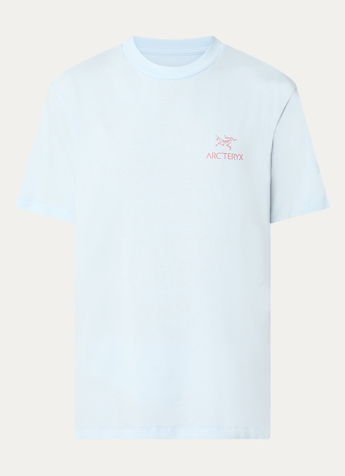 Arc'teryx Kragg T-shirt met logo- en backprint - voorkant 2 lichtblauw