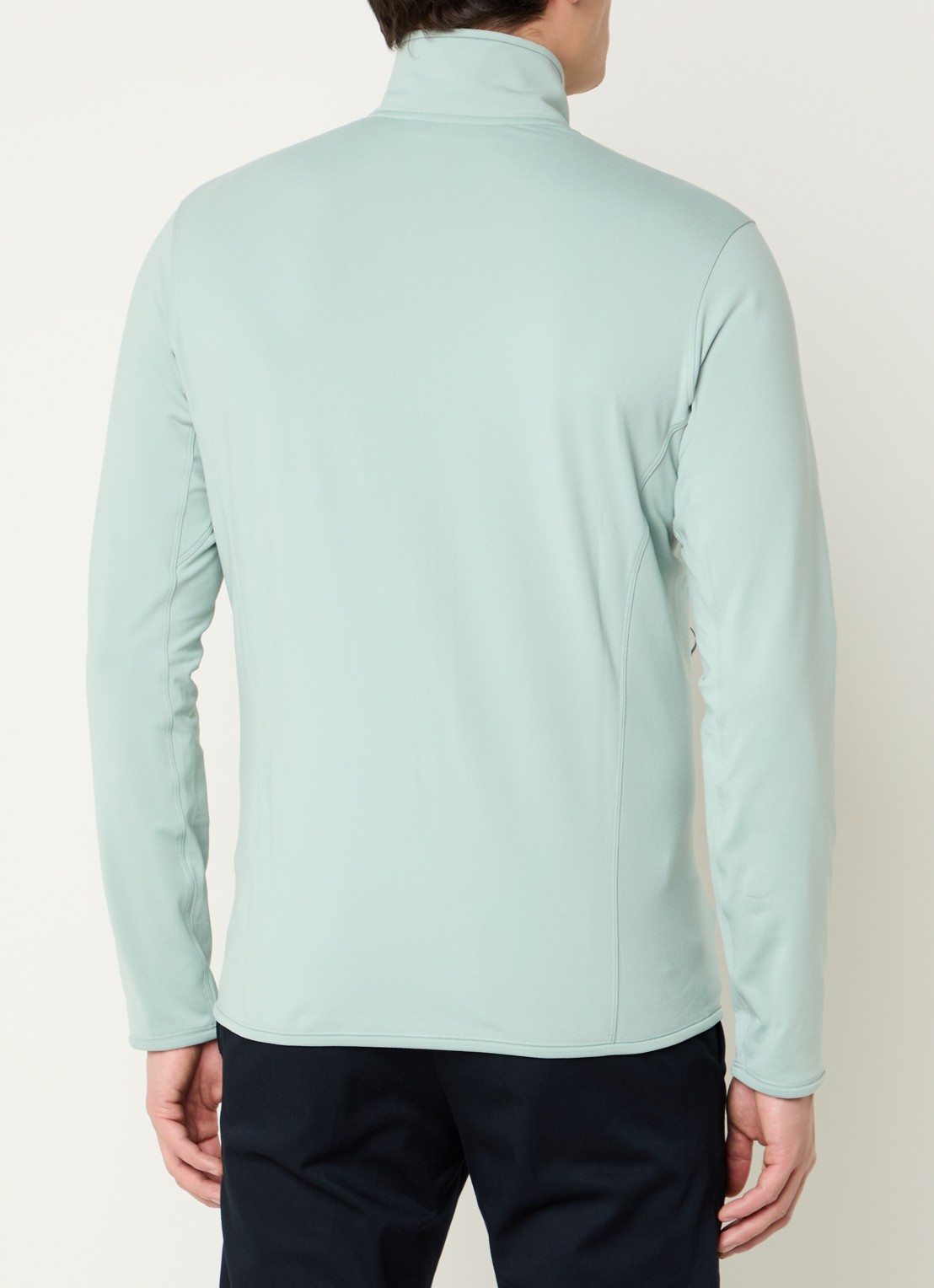 Arc'teryx Kyanite sweatvest met ritszakken en logoborduring - achterkant 2 groen