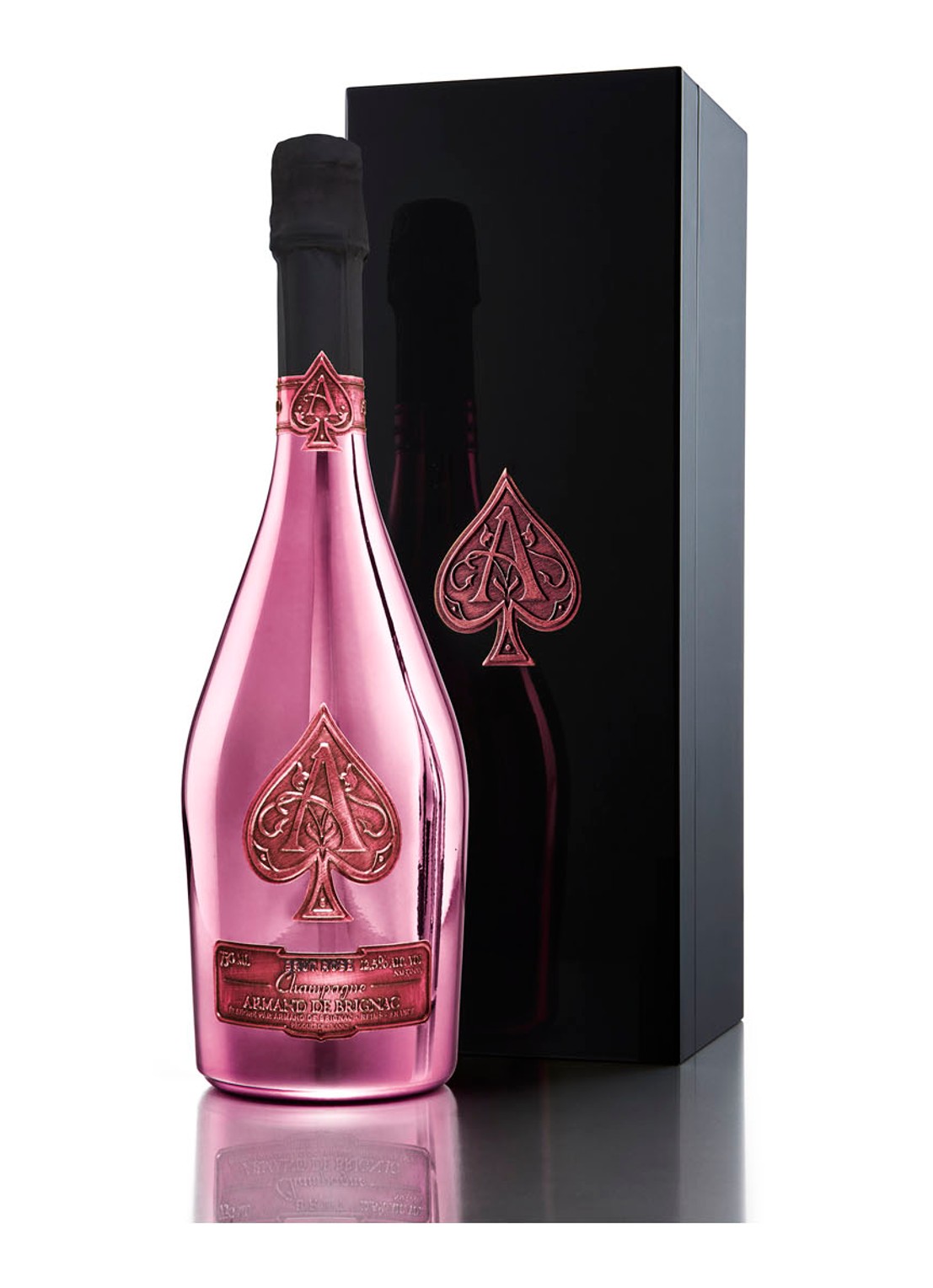 Armand de Brignac Champagne Ace of Spades Rosé in geschenkverpakking 750 ml - voorkant undefined