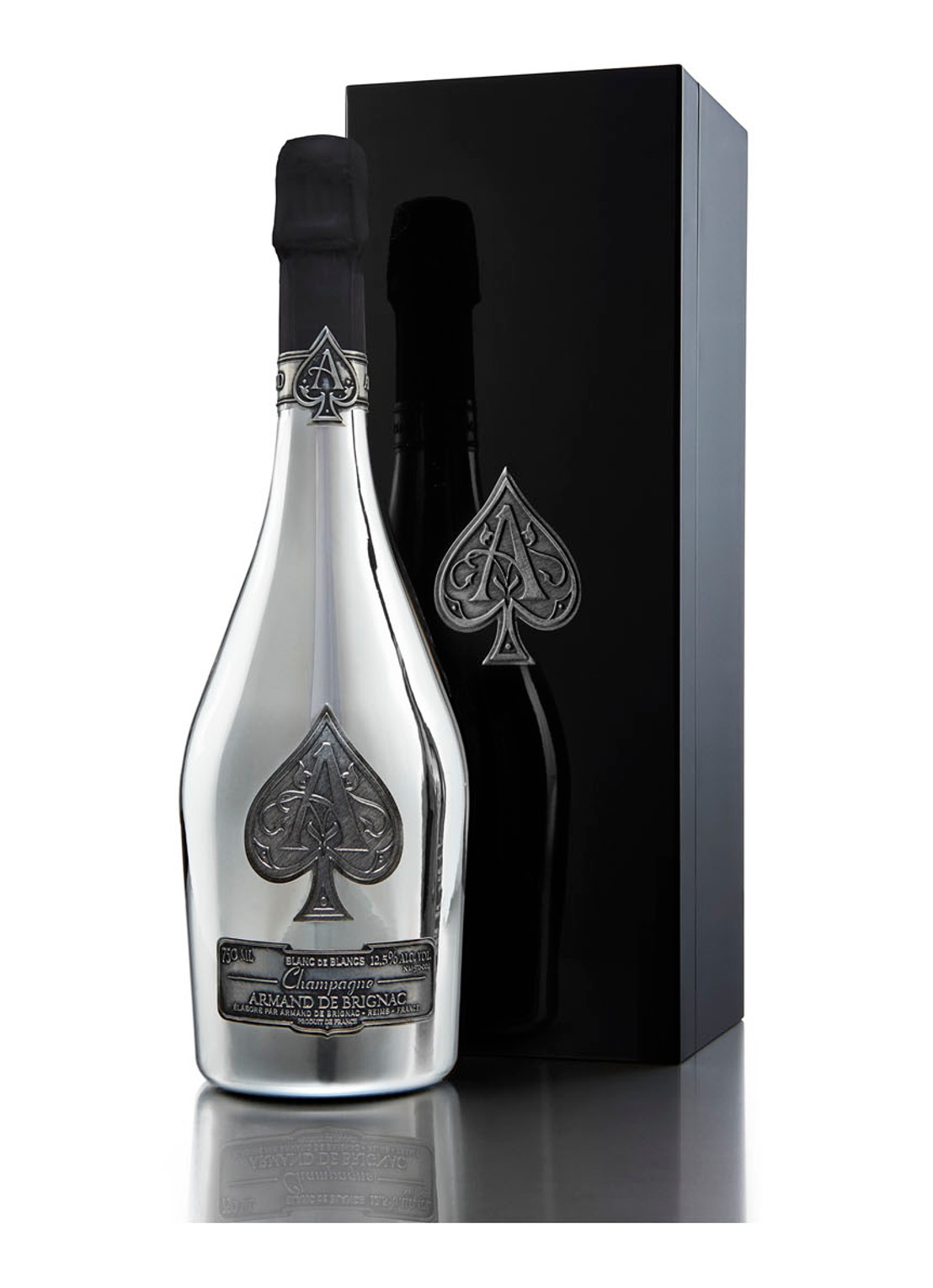 Armand de Brignac Champagne Blanc de Blancs in geschenkverpakking 750 ml - voorkant undefined