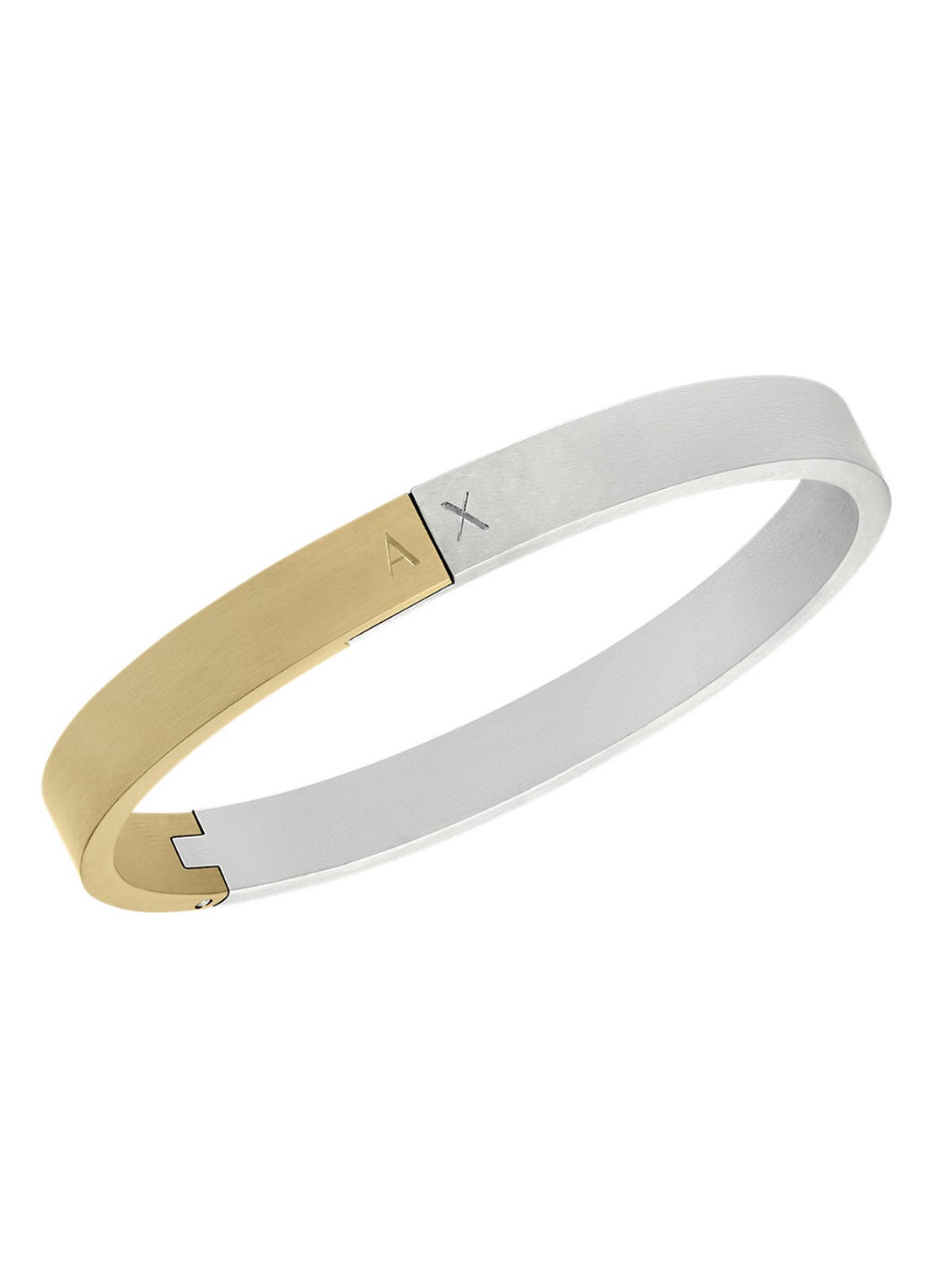 Armani Armband AXG0172040 - detail 2 goud / zilver
