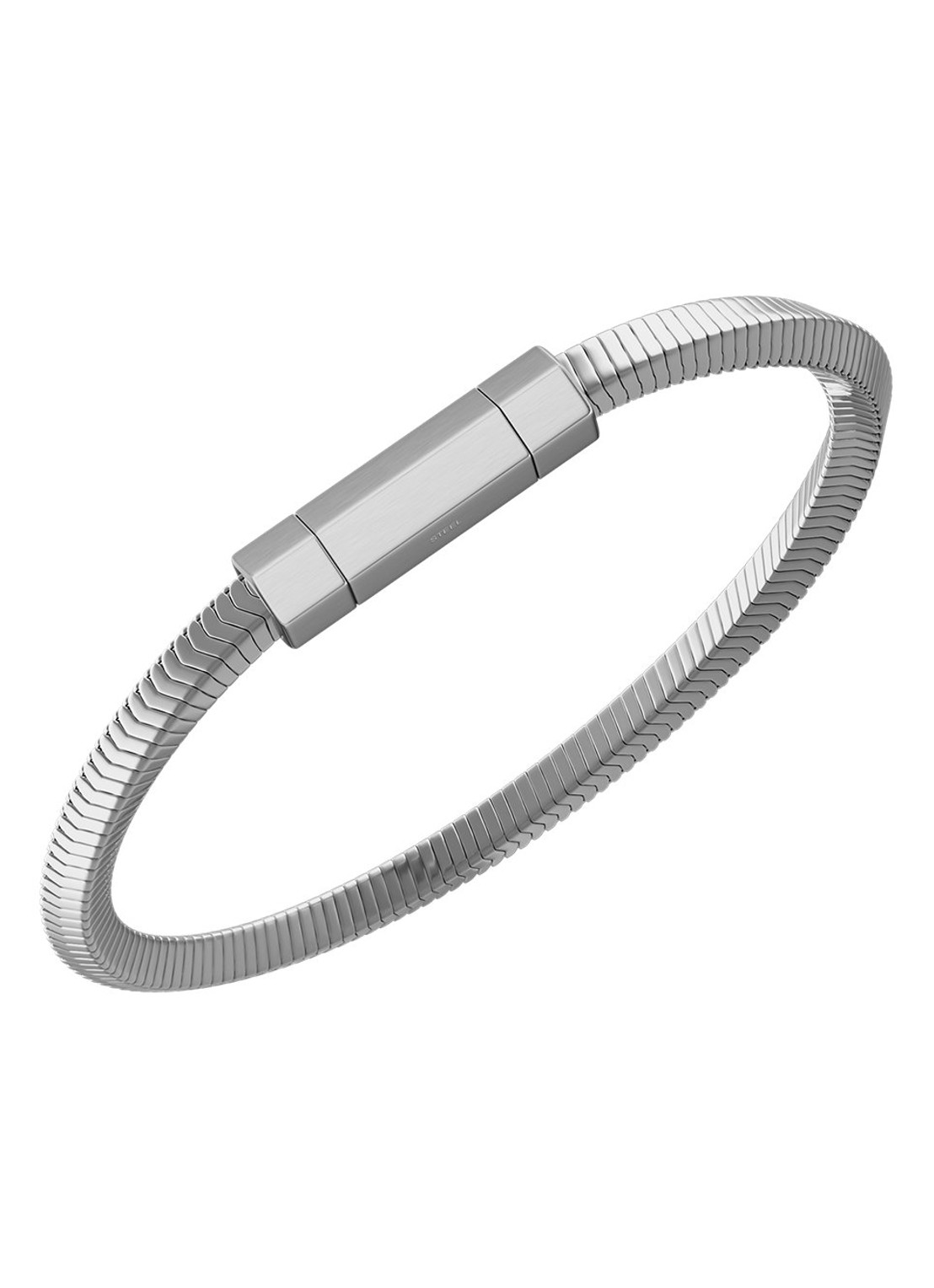 Armani Armband AXG0181040 - detail zilver