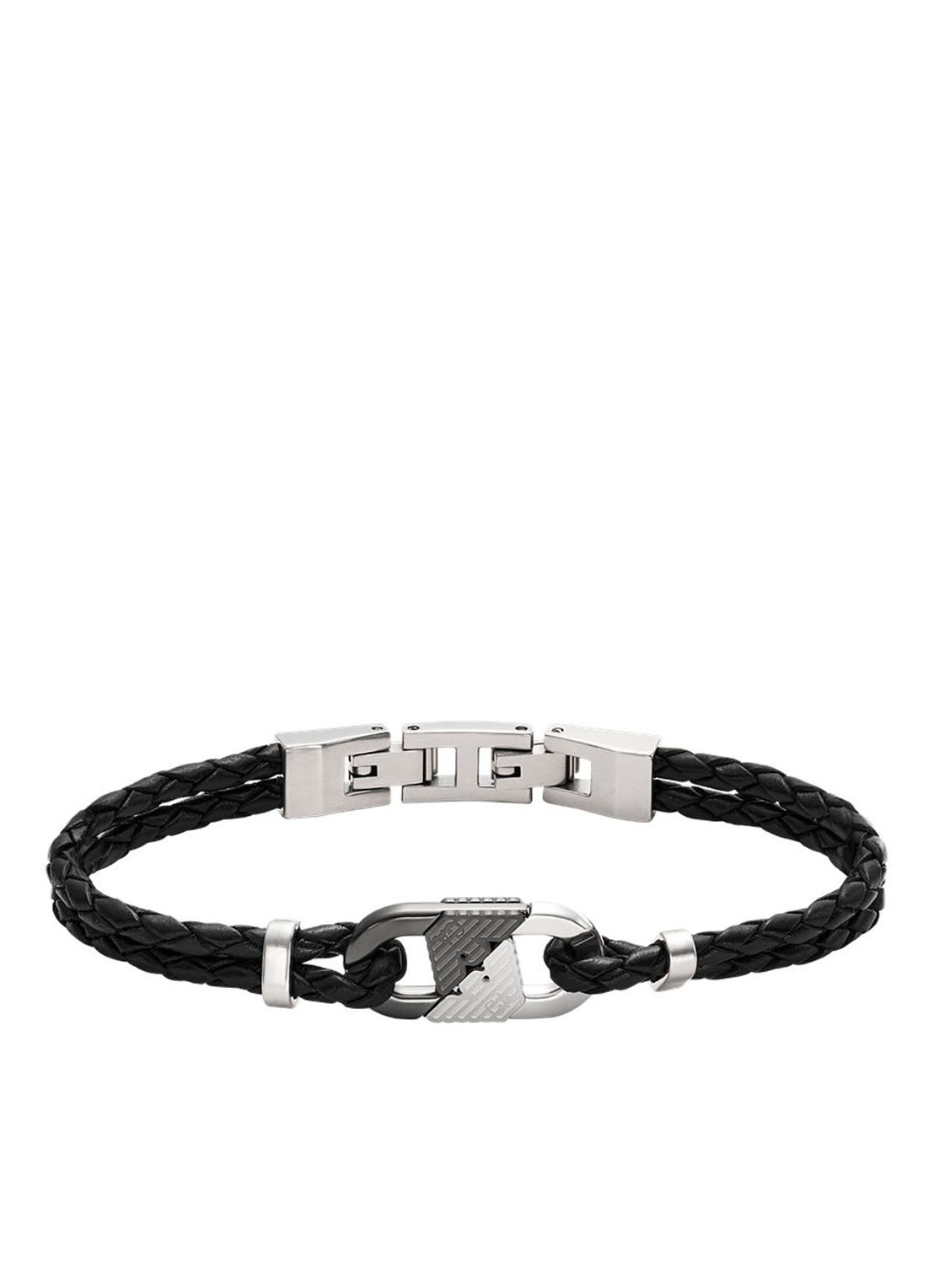 Armani Armband EGS3171040 - voorkant 3 zwart